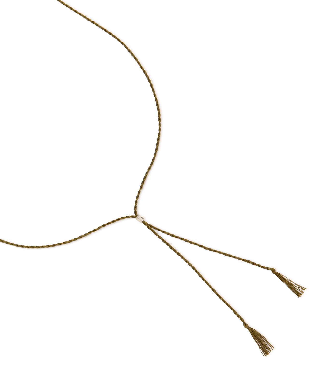 on the sunny side of the street / Small Oval Top Long Necklace
