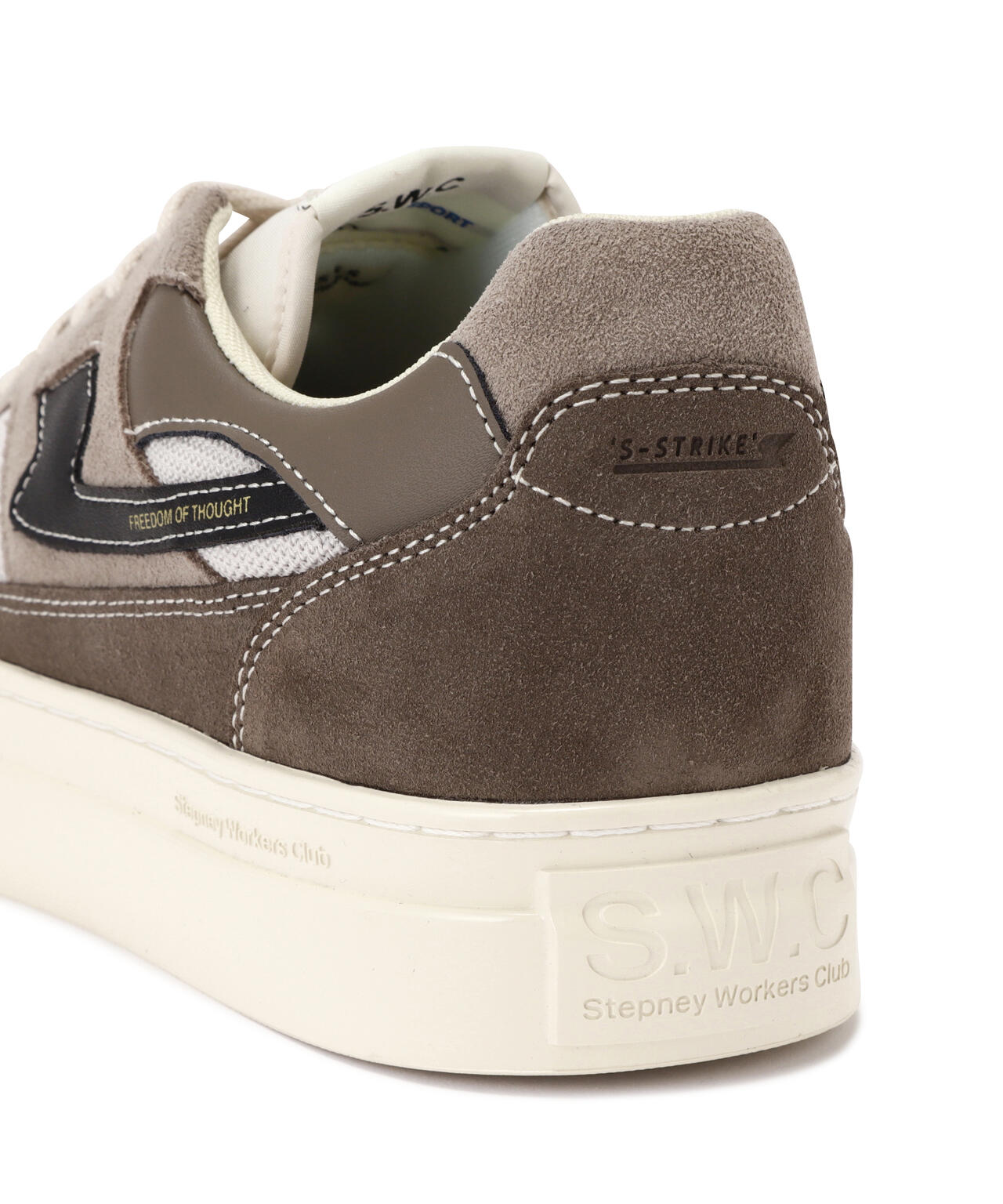 Stepney Workers Club【S.W.C】PEARL S-STRIKE SUEDE MIX SMOKE YA09555