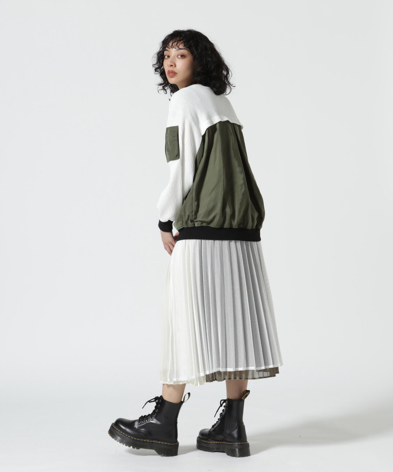 Risley(リズレー) 別注メッシュプリーツスカート