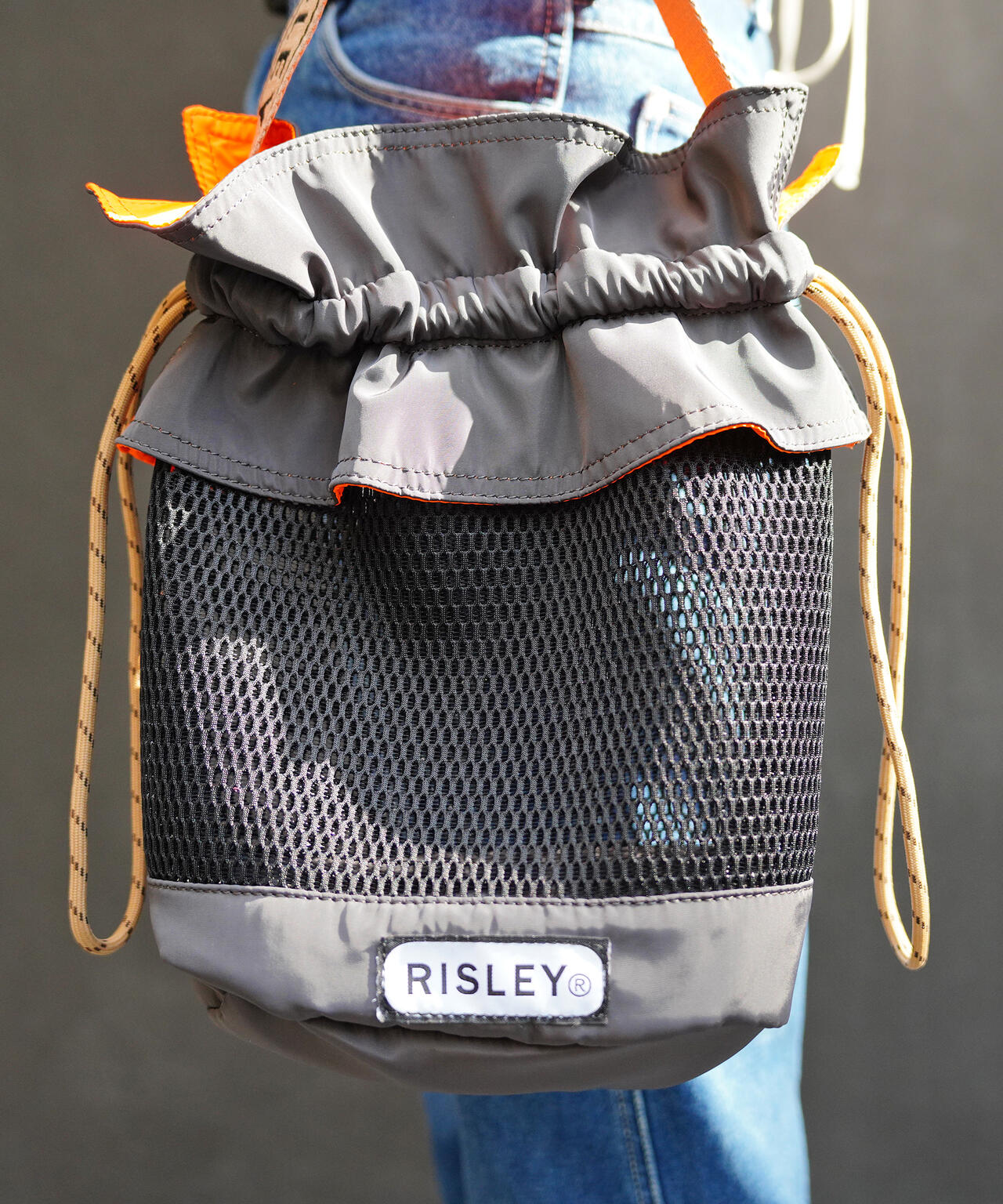 Risley(リズレー) 別注NEWメッシュフリルBAG