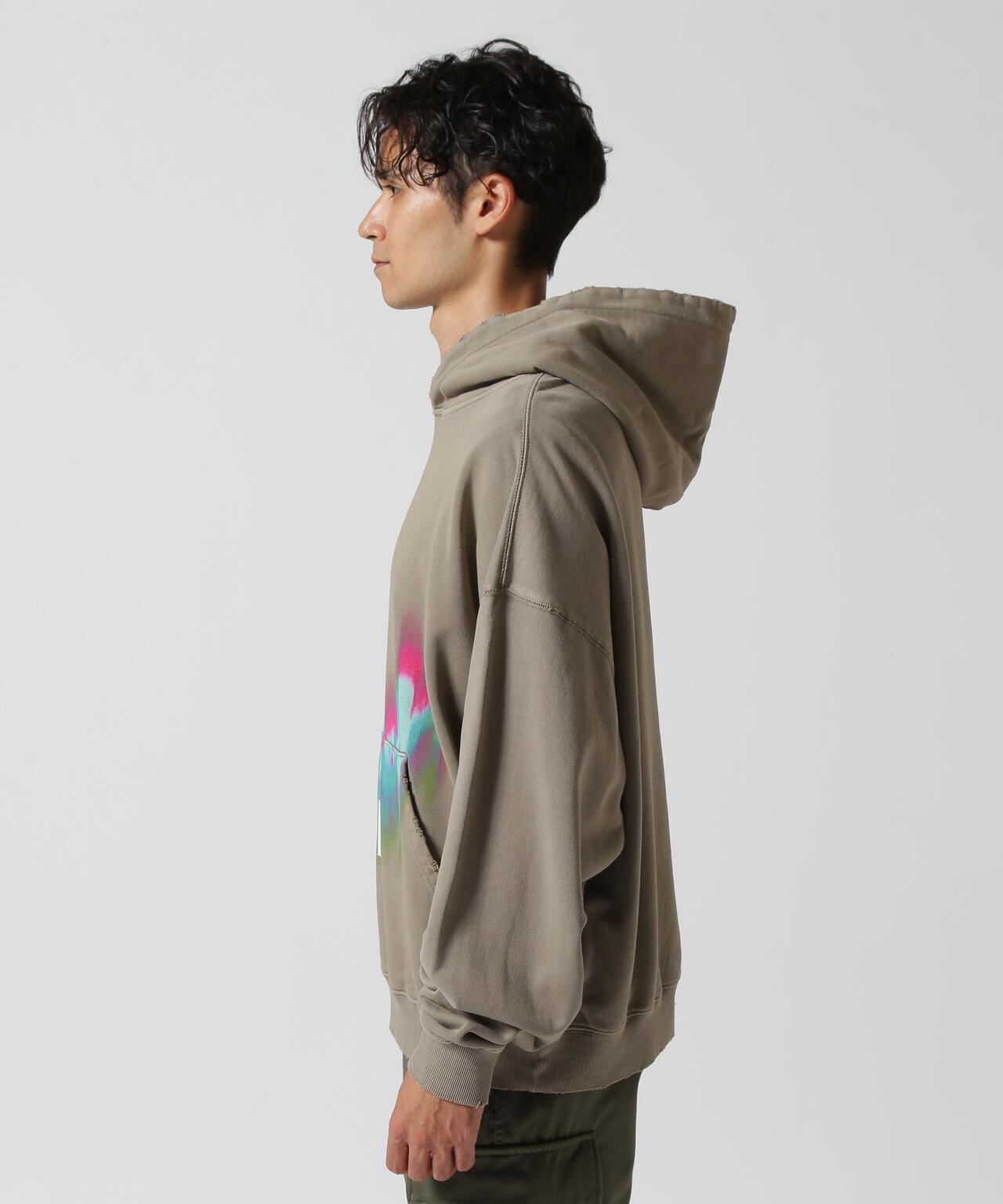 LUSOR（ルーソル）PIGMENT SWEAT HOODIE LIGHT