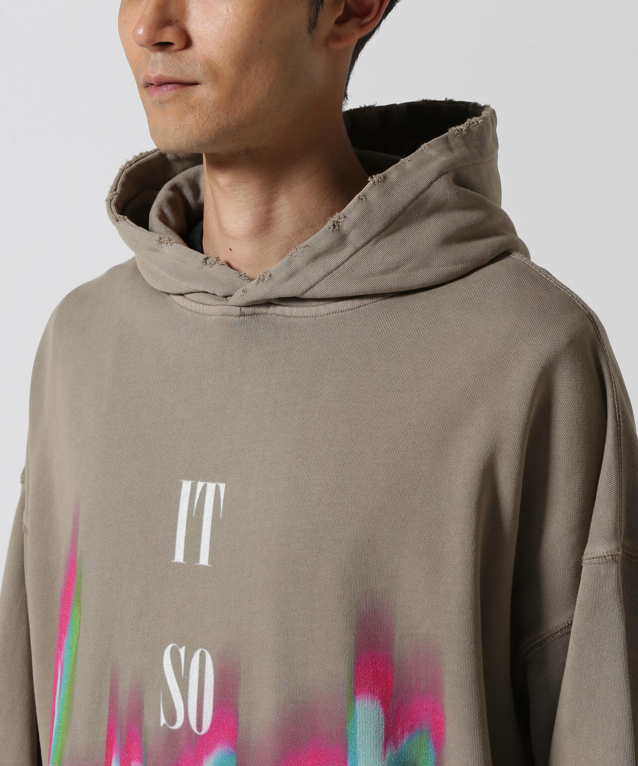 LUSOR（ルーソル）PIGMENT SWEAT HOODIE LIGHT
