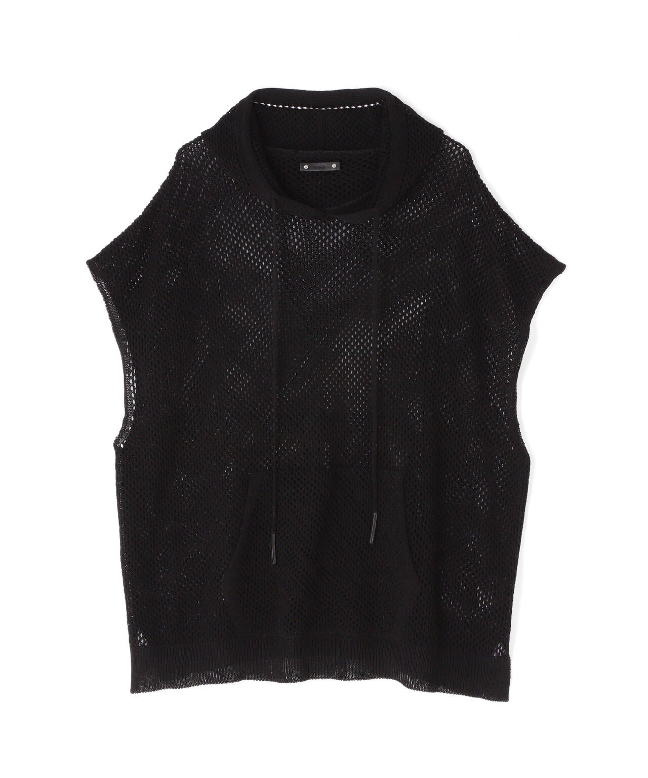 MINEDENIM（マインデニム）Heavy Mesh Knit Nosleeve Big Hoodie