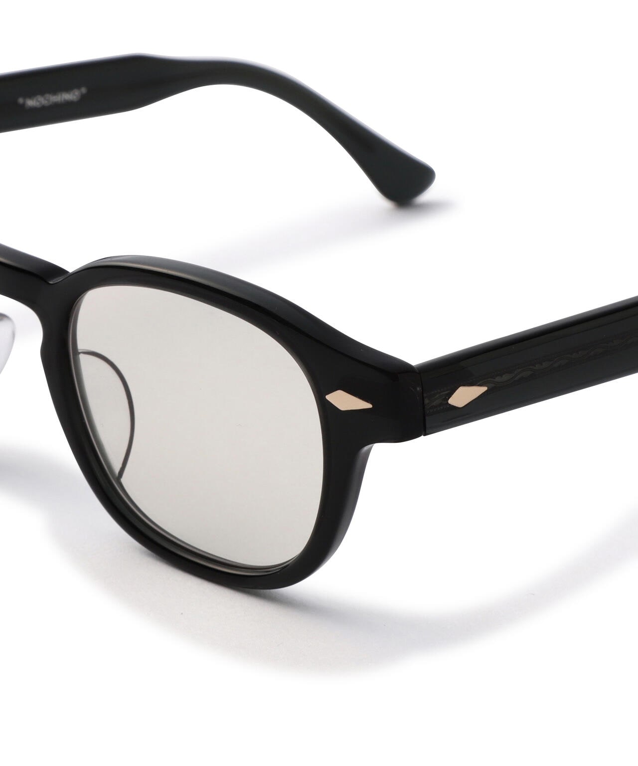NOCHINO OPTICAL(ノチノ オプティカル) 別注NOCHINO/TRANSPARENT BLUE GREYｘBROWN LENS