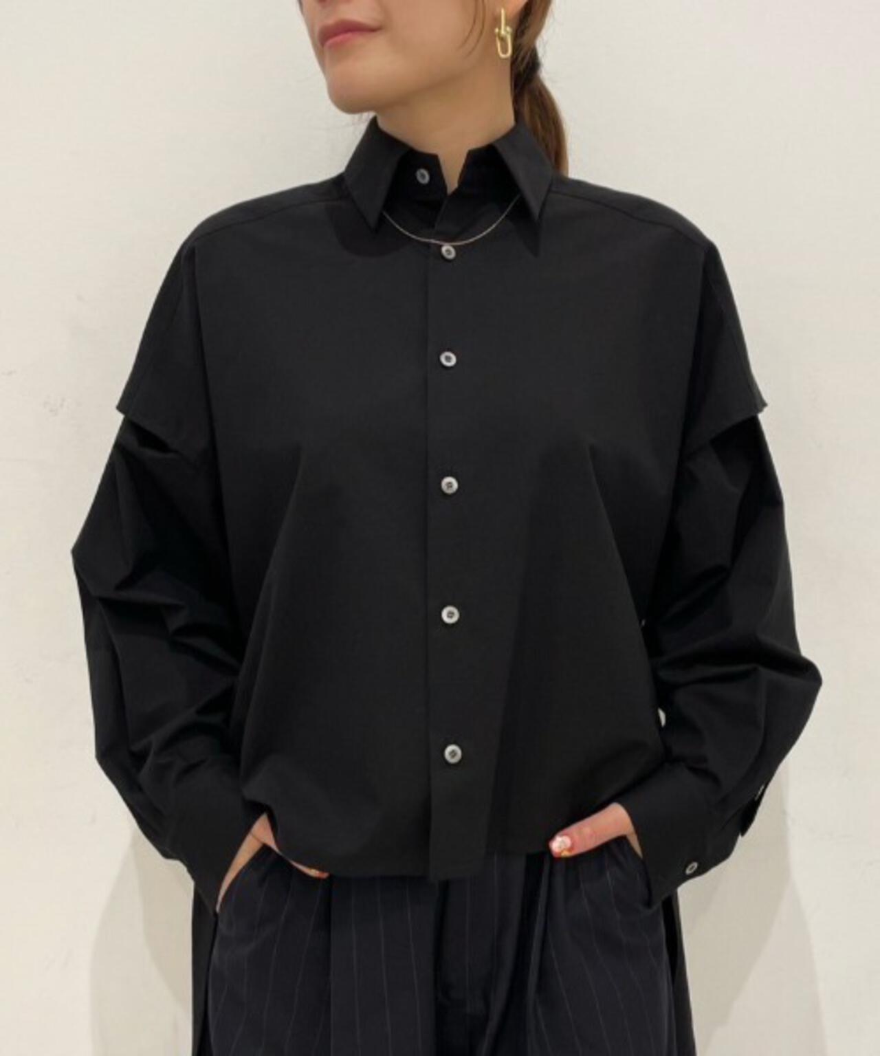UJOH(ウジョー)　Slit sleeve 別注シャツ