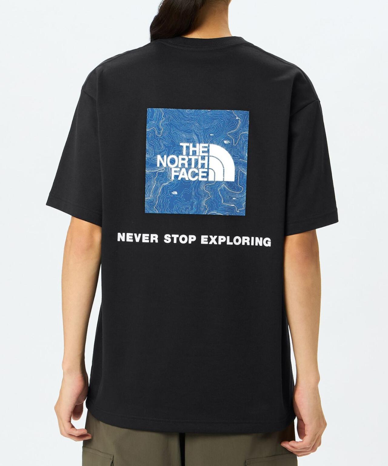 THE NORTH FACE / S/S Back Square Traverse Logo T