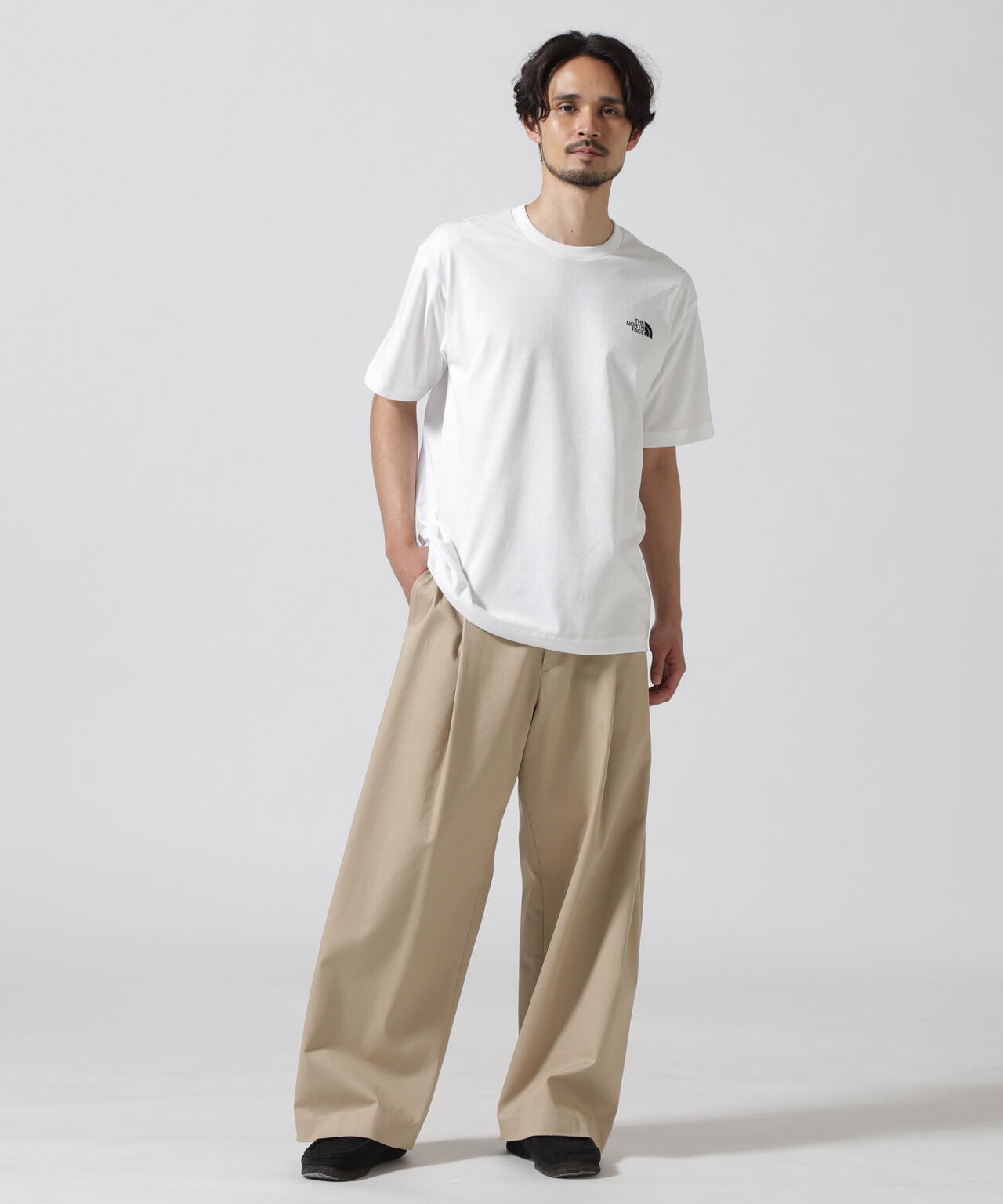 THE NORTH FACE / S/S Back Square Traverse Logo T