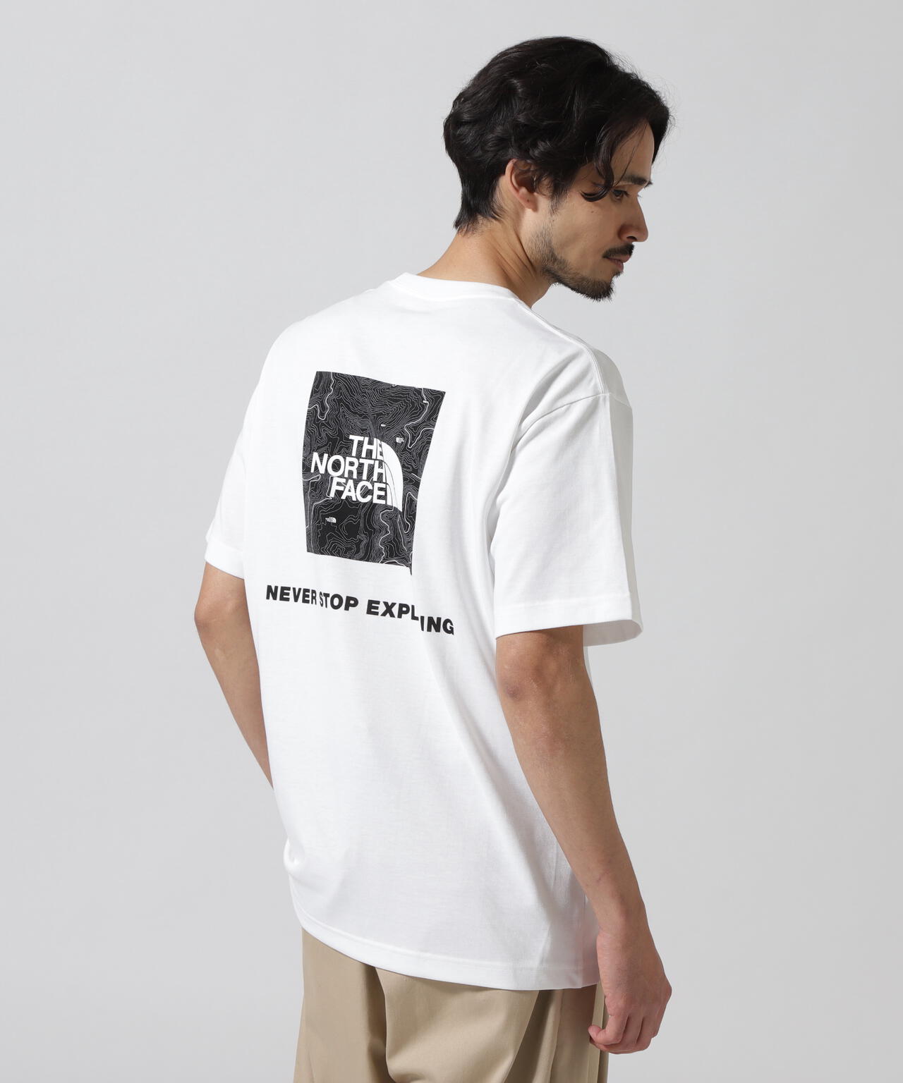 THE NORTH FACE / S/S Back Square Traverse Logo T