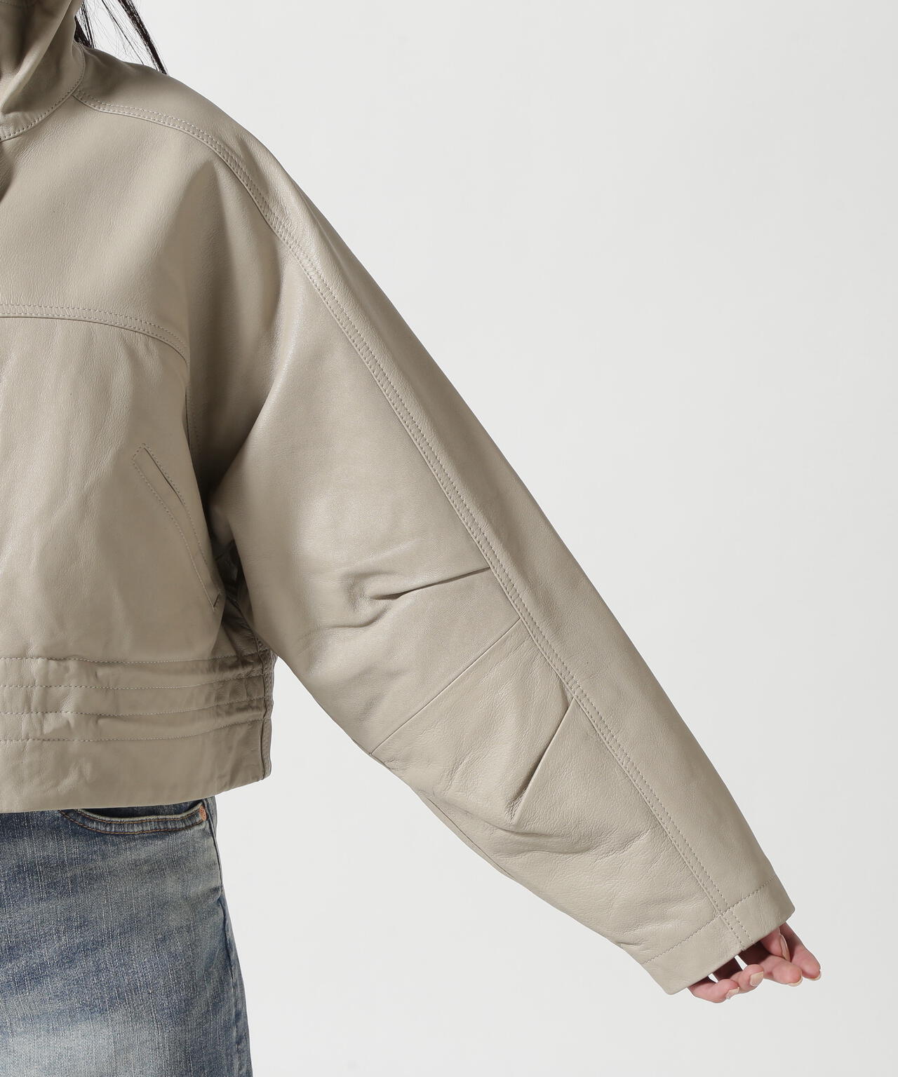 NCB neat caprice brand(エヌシービーニートカプリスブランド) WOMENS SHEEP STAND JACKET