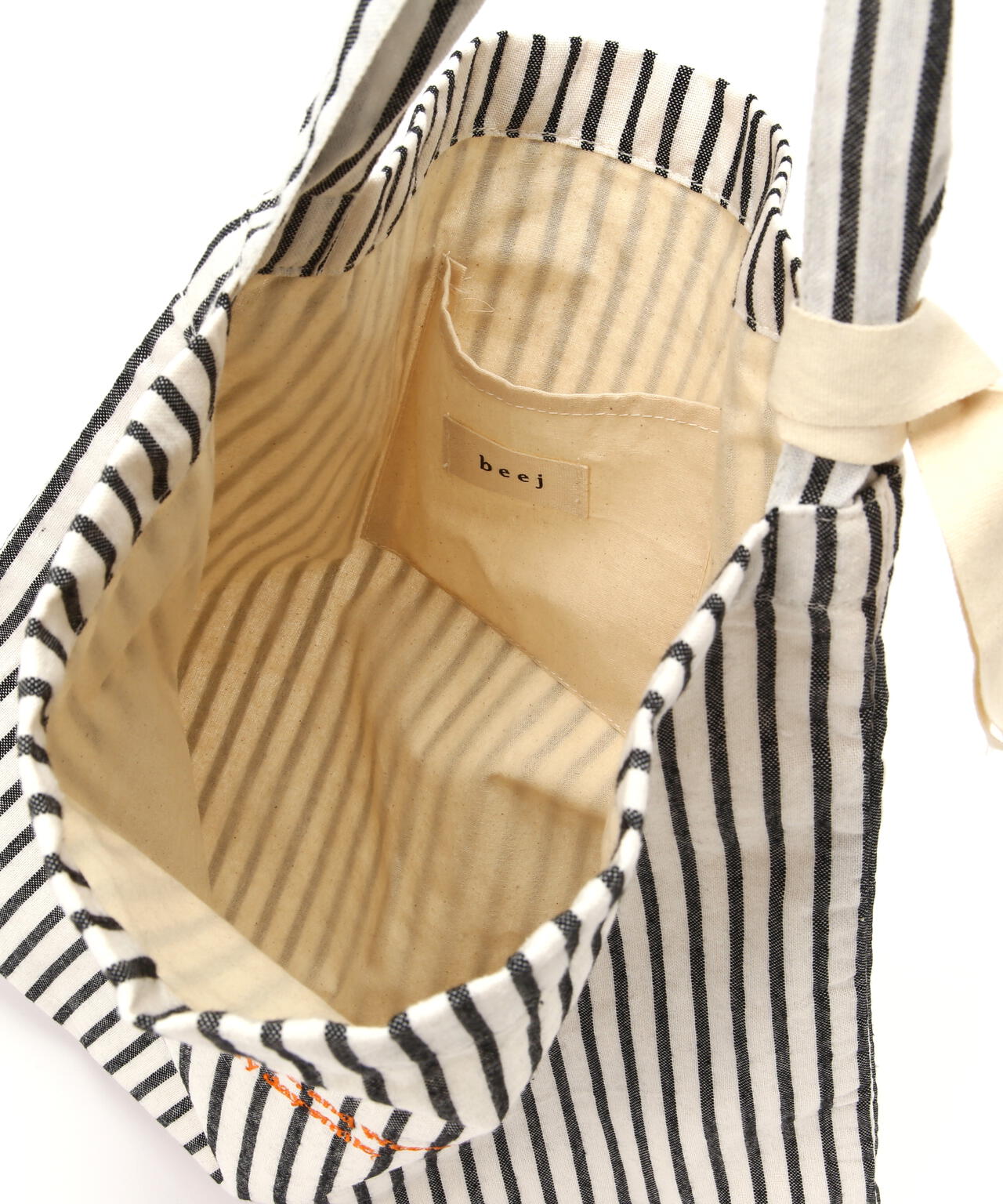 beej（ビージ）stripe fabric oneshoulder bag/ショルダーバッグ