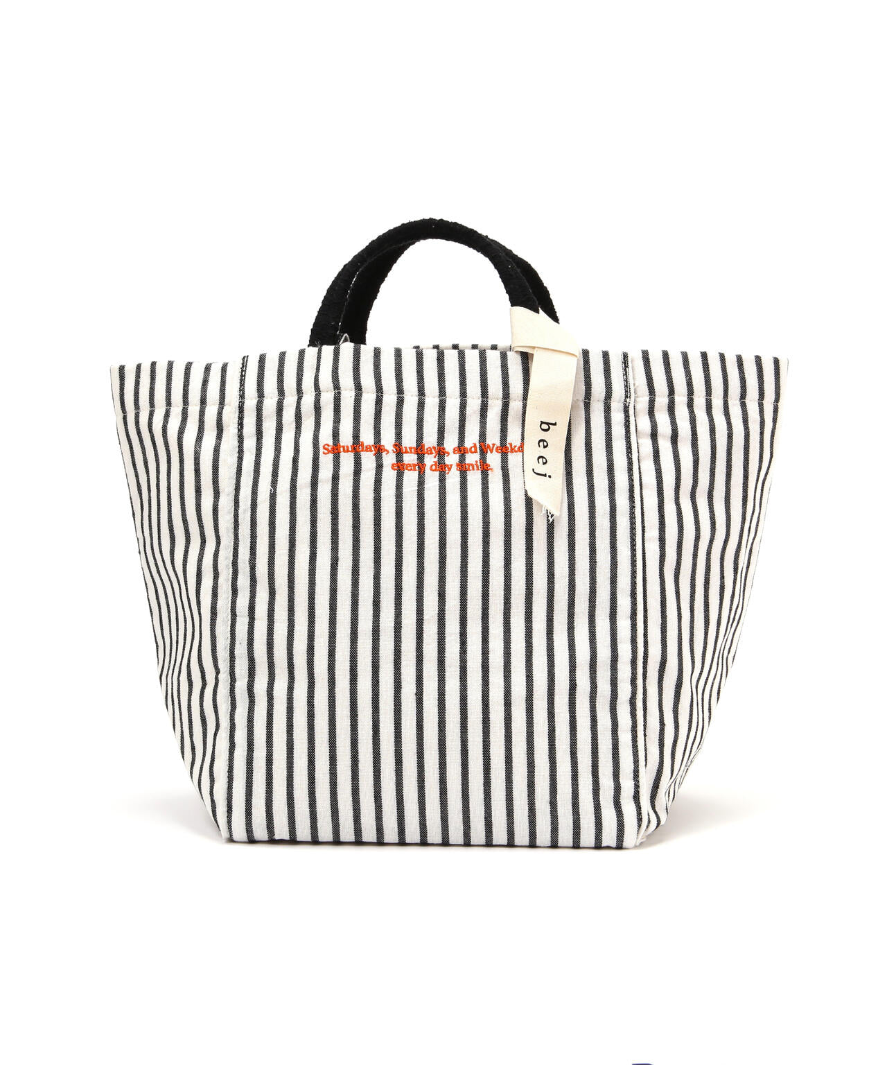 beej（ビージ）stripe fabric bigtote bag