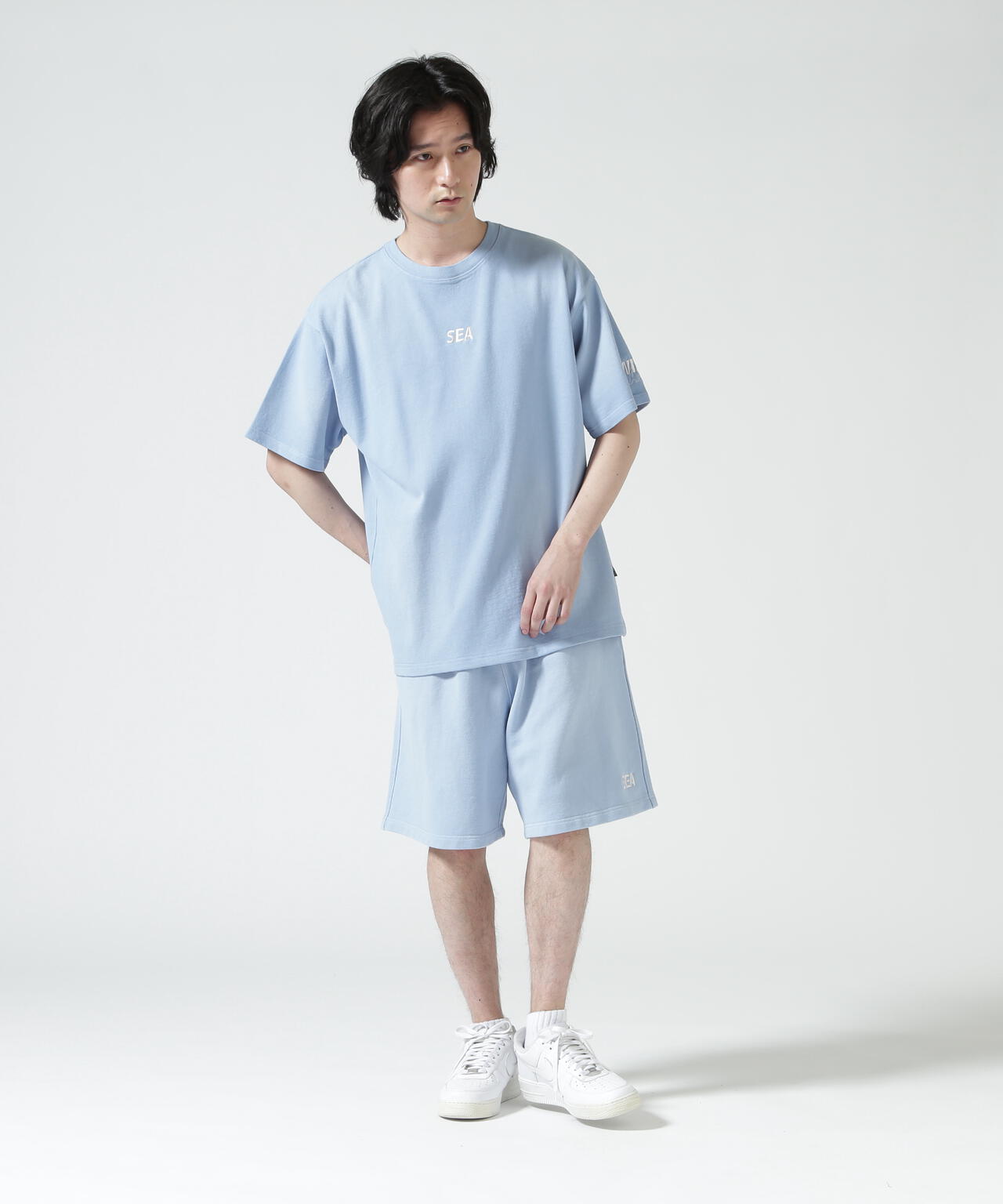 WIND AND SEA（ウィンダンシー）SULFUR DYEING LOGO S/S TEE