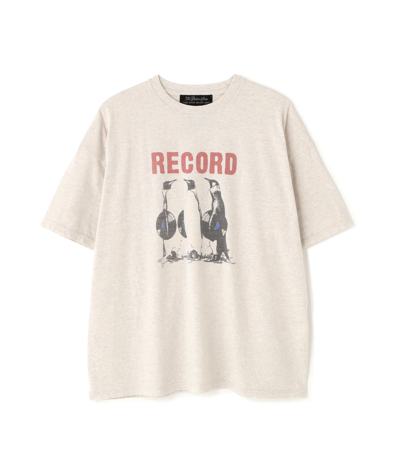 REMI RELIEF(レミレリーフ) 別注20/-天竺BIGサイズTシャツ（RECORD）