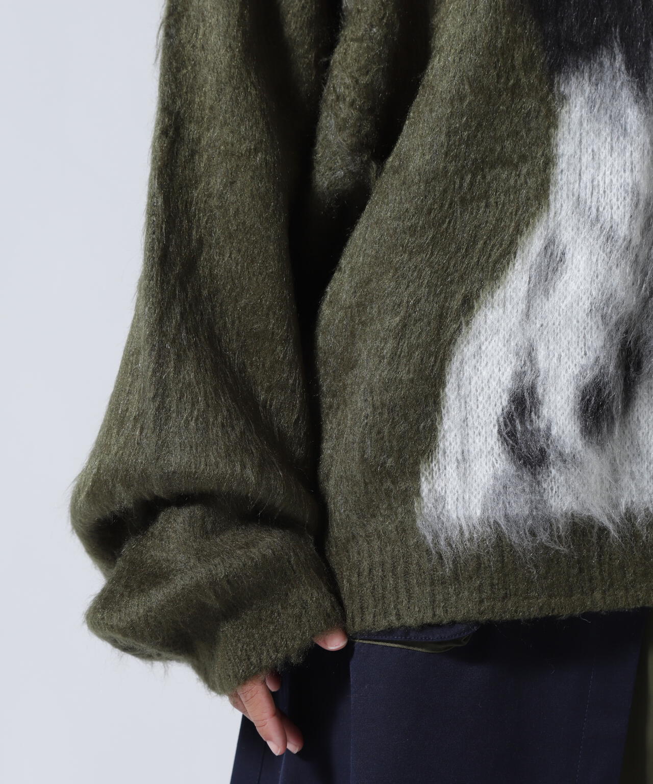 Knuth Marf（クヌースマーフ）dalmatian shaggy knit(unisex)