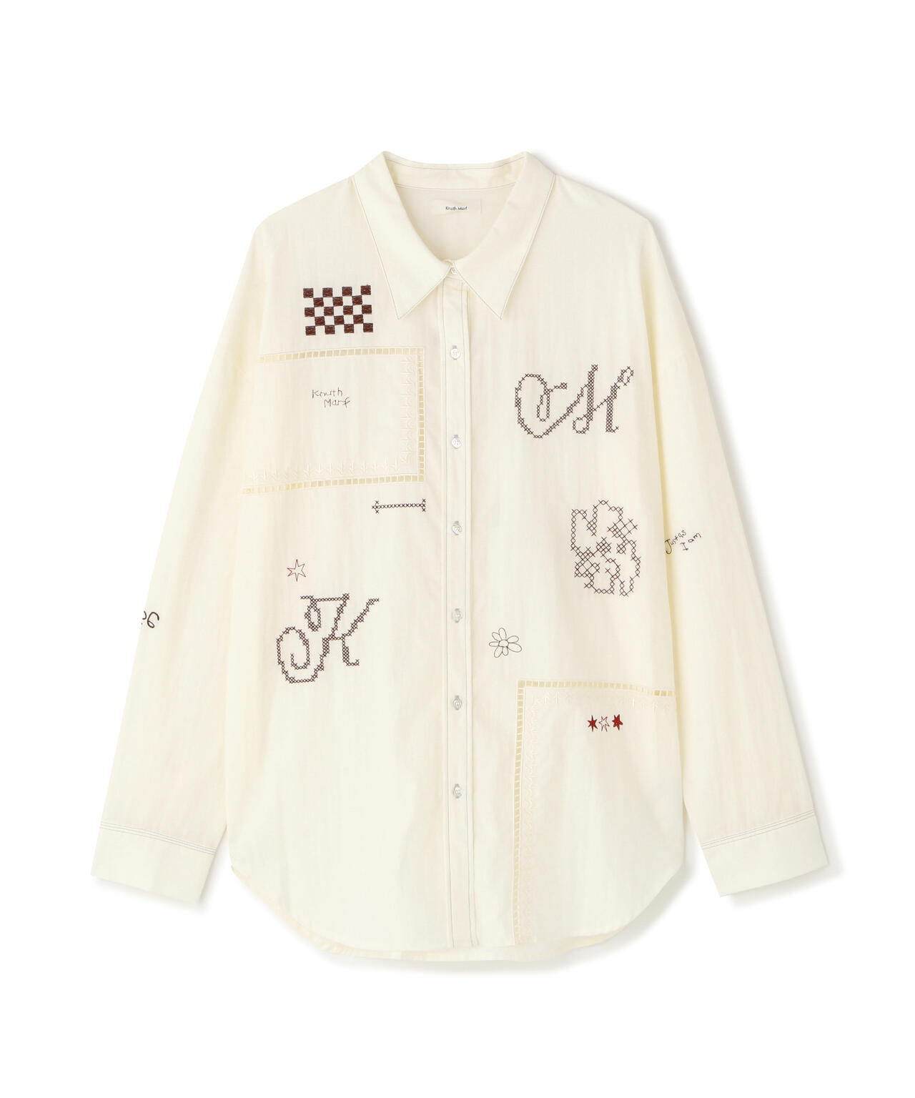 Knuth Marf（クヌースマーフ）embroidered shirt(unisex)