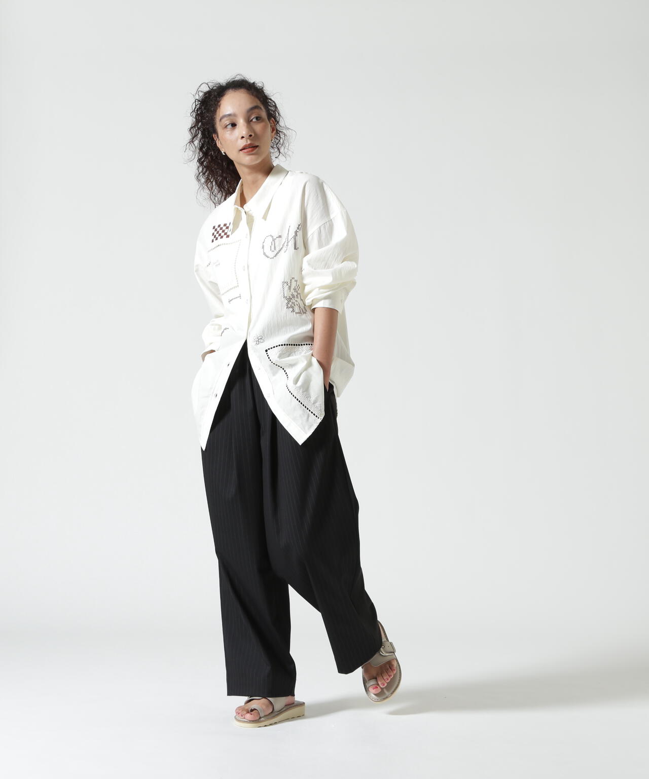 Knuth Marf（クヌースマーフ）embroidered shirt(unisex)