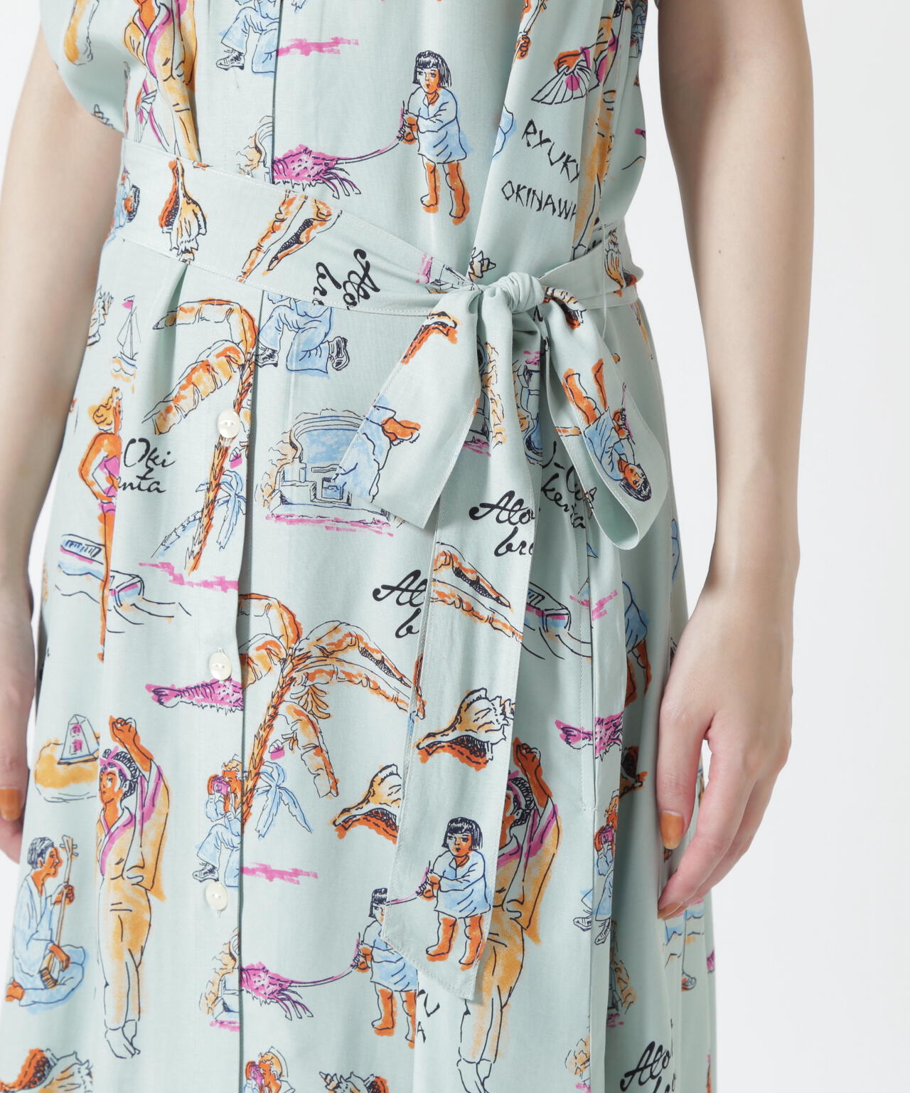 Aloha Blossom/アロハ ブロッサム/RYUKYU SOUVENIR DRESS MINT