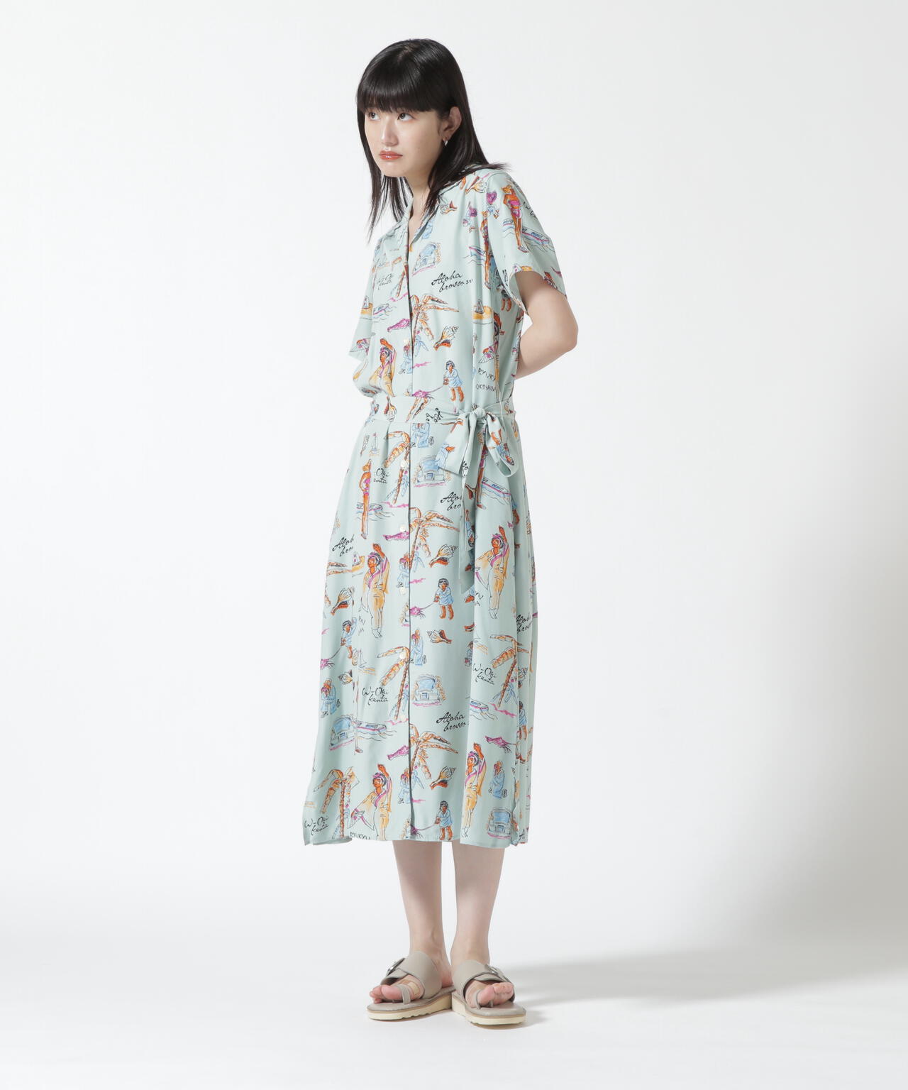 Aloha Blossom/アロハ ブロッサム/RYUKYU SOUVENIR DRESS MINT