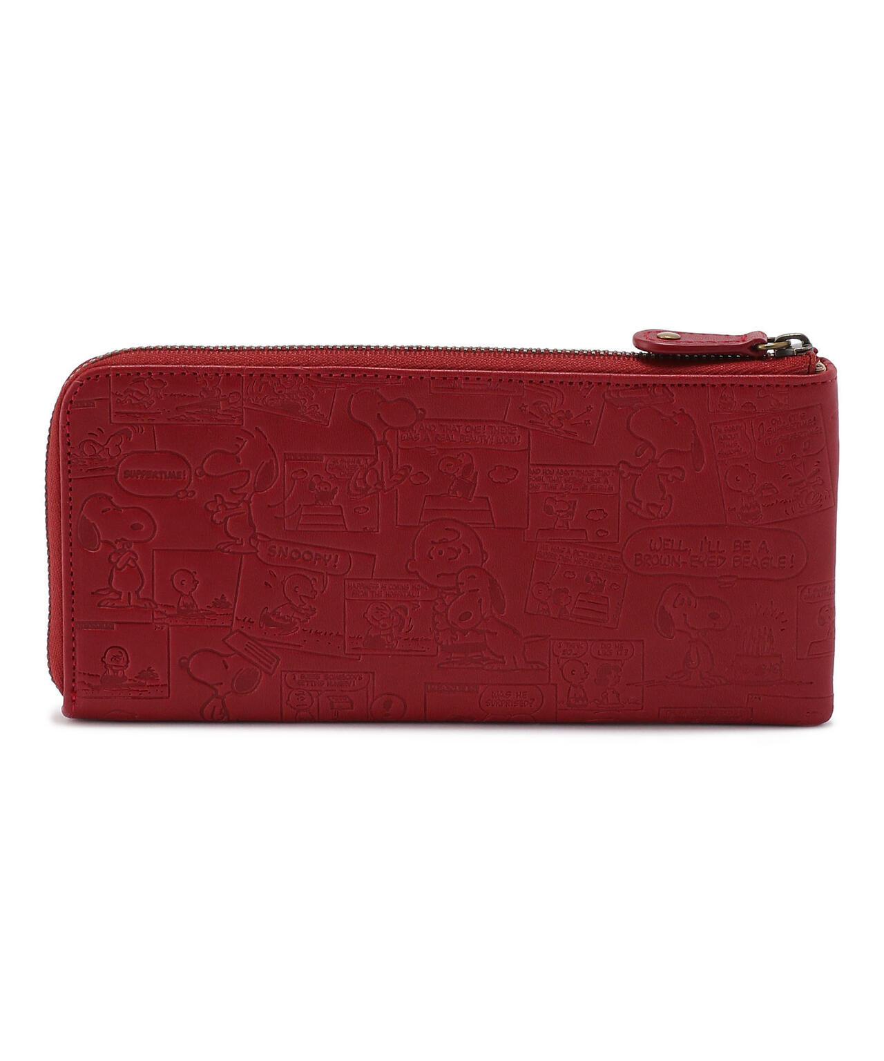 SNOOPY LEATHER COLLECTION/スヌーピーレザーコレクション/ヴィンテージコミックスリムLF束入れ財布