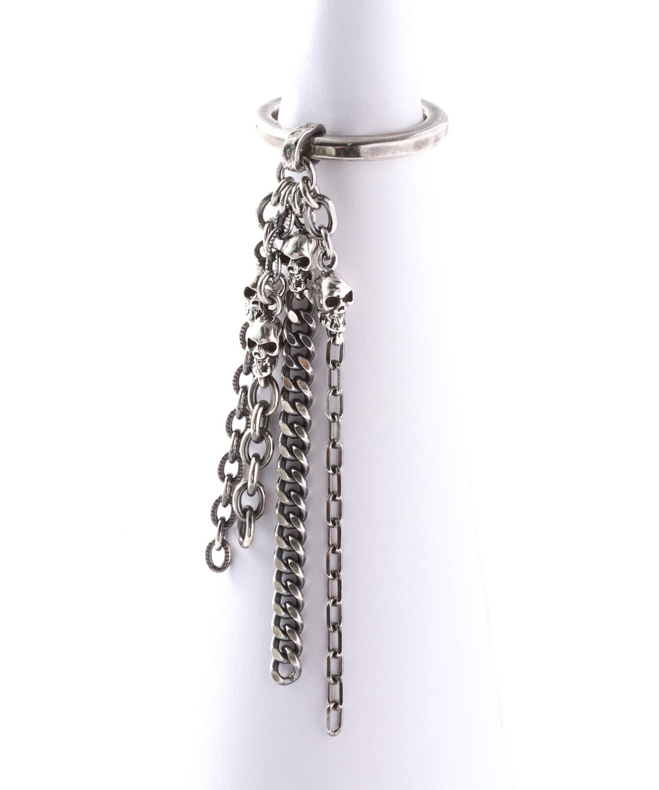 gunda/ガンダ/ FRINGE SKULL RING