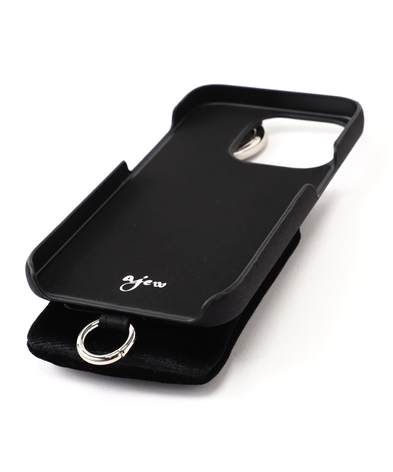 ajew/エジュー/SATIN DRESS CASE SHOULDER iPhone14Pro