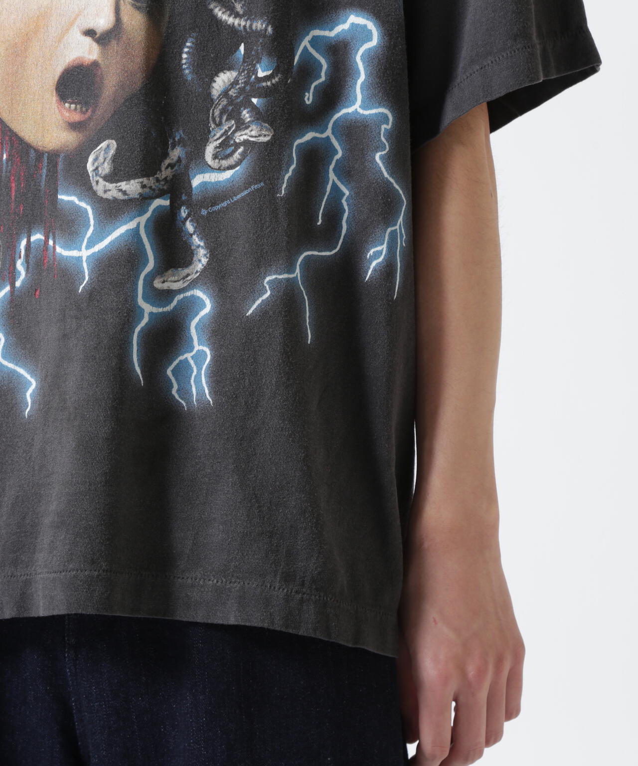 SAINT MICHAEL/セントマイケル/SS TEE/MEDUSA/BLACK