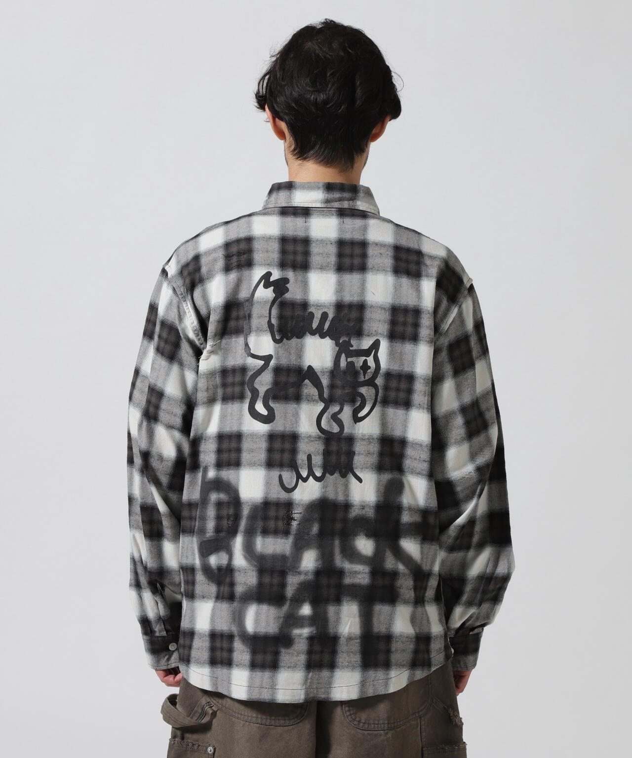 guernika/ゲルニカ/Check Shirt / Black