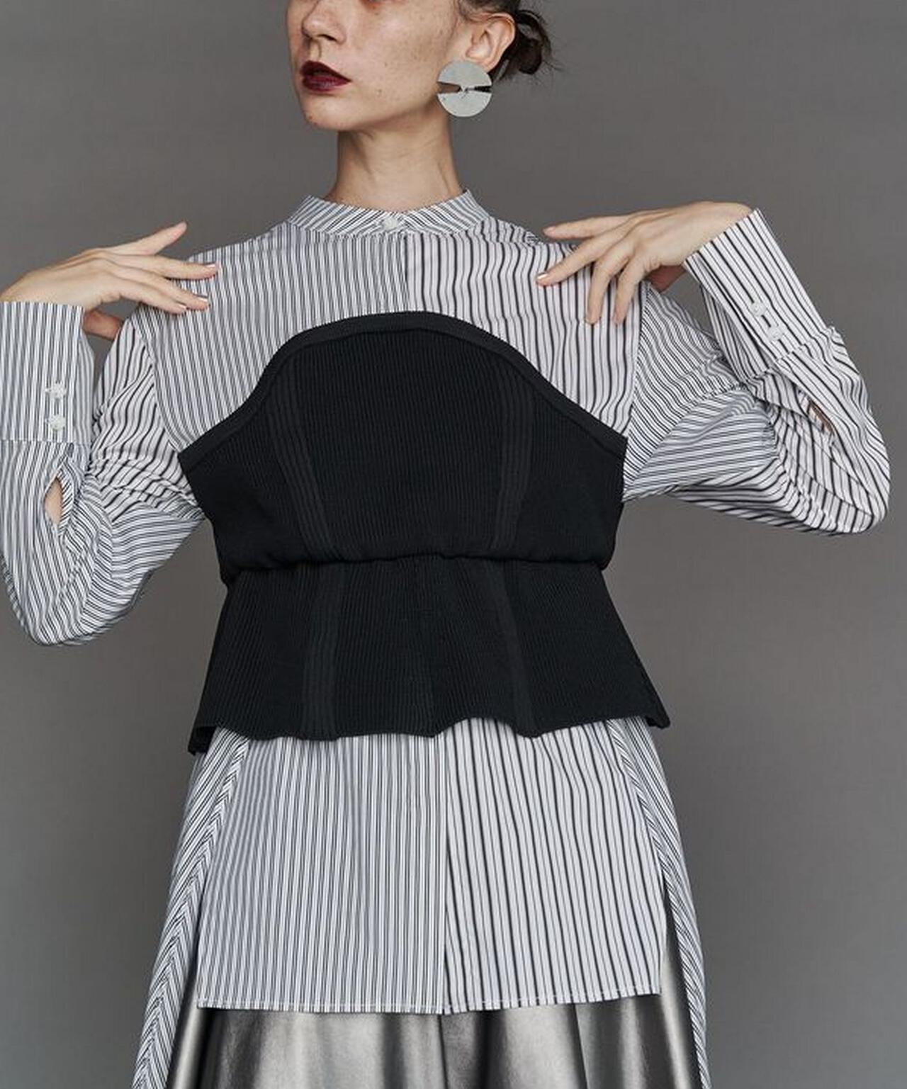 UN3D./アンスリード/KNIT BUSTIER DOCKING SH