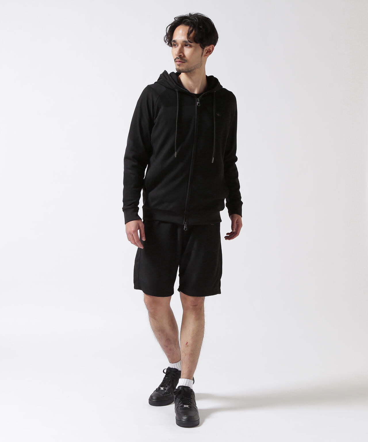 1PIU1UGUALE3 RELAX/ウノピゥウノウグァーレトレ リラックス/BIG CAMO JACQUARD HOODIE
