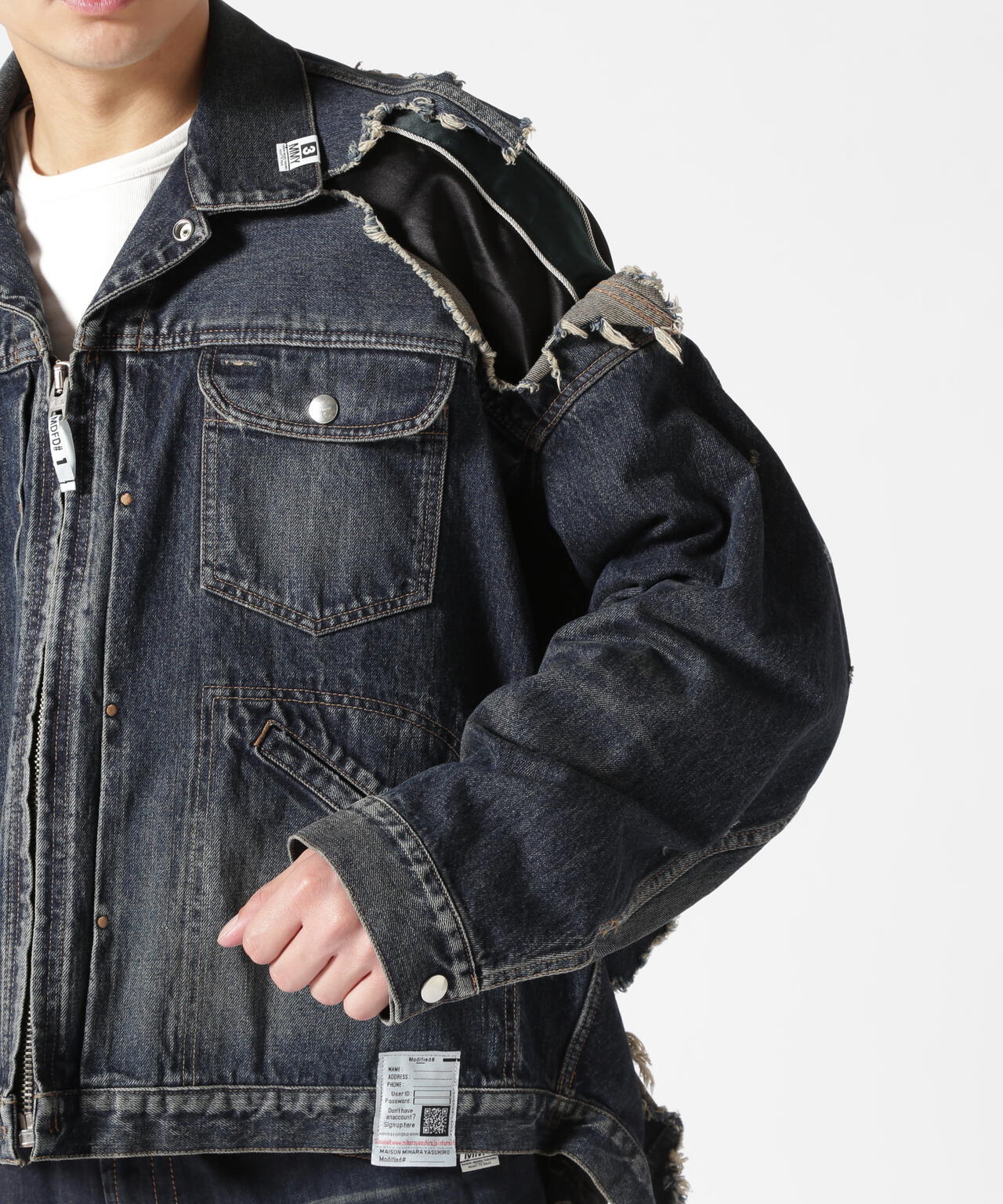 Maison MIHARAYASUHIRO/メゾン ミハラヤスヒロ/Stadium Jacket Layered Denim Jacket
