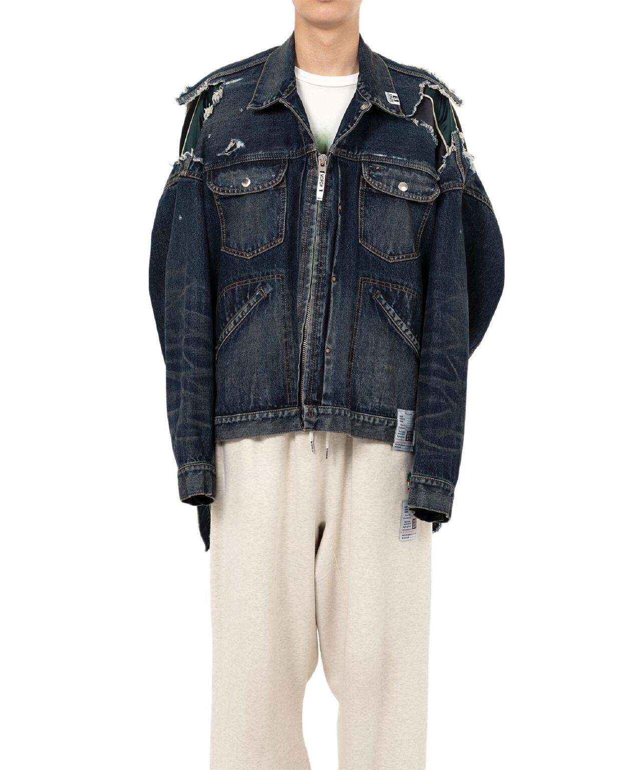 Maison MIHARAYASUHIRO/メゾン ミハラヤスヒロ/Stadium Jacket Layered Denim Jacket