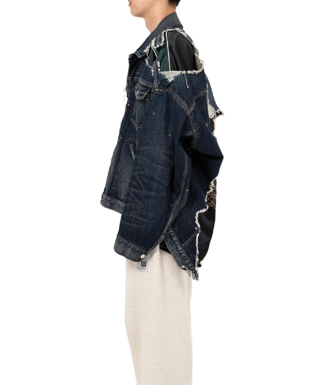 Maison MIHARAYASUHIRO/メゾン ミハラヤスヒロ/Stadium Jacket Layered Denim Jacket
