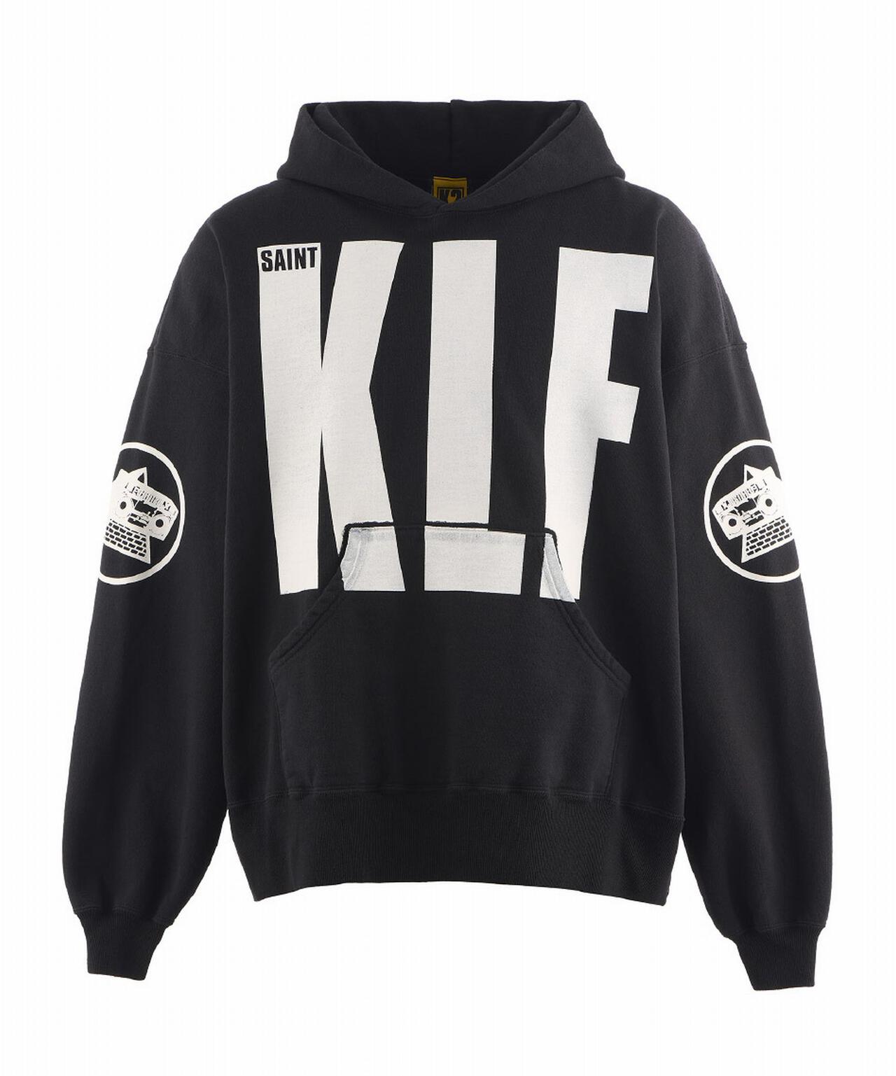 SAINT MICHAEL/セントマイケル/KLF HOODIE/KLF/BLACK