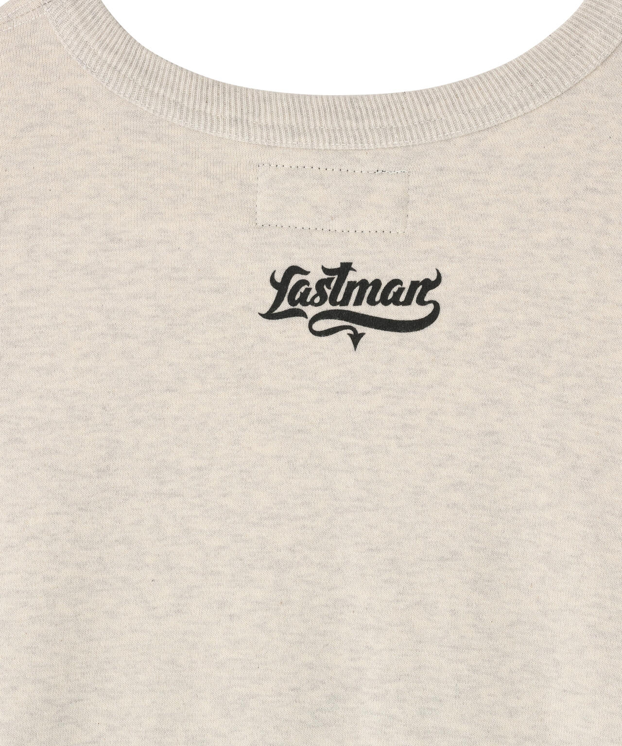 LASTMAN/ラストマン/PRINTED CREW NECK -EASY RIDER OATMEAL (252LM-CT15)
