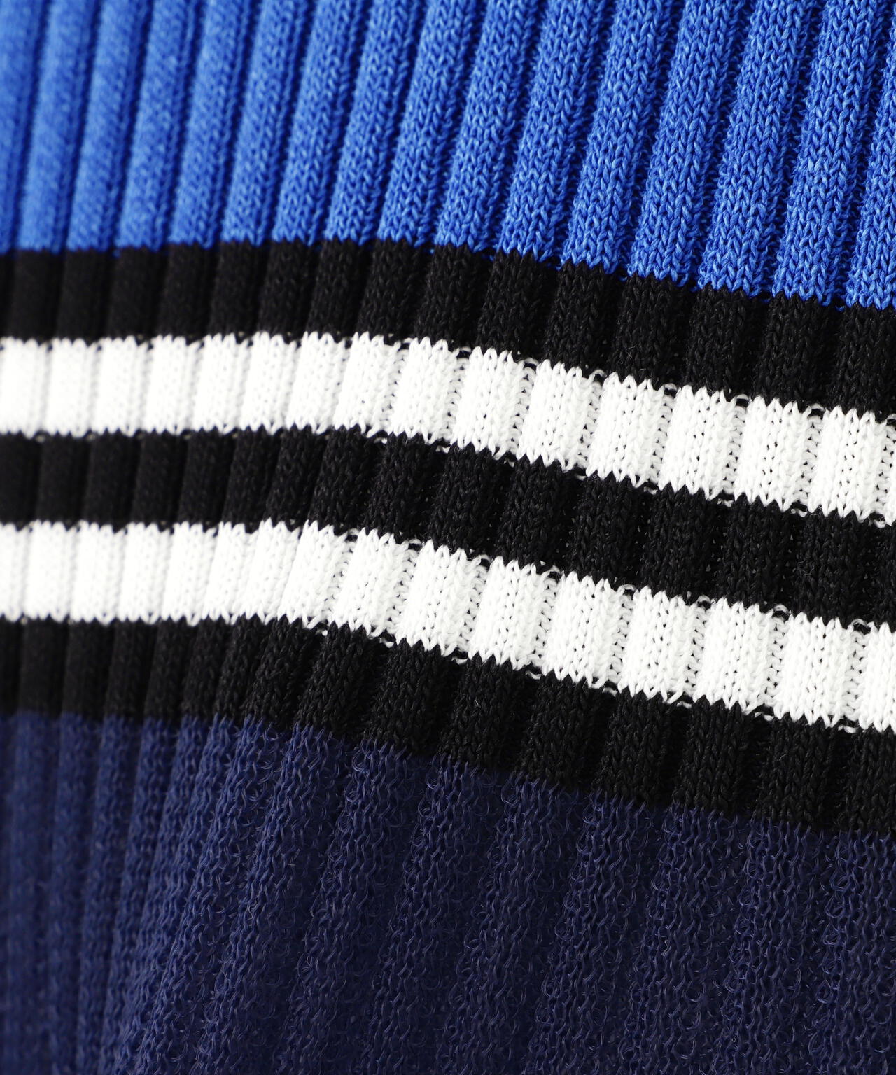 AULA AILA/アウラアイラ/MULTI BORDER KNIT