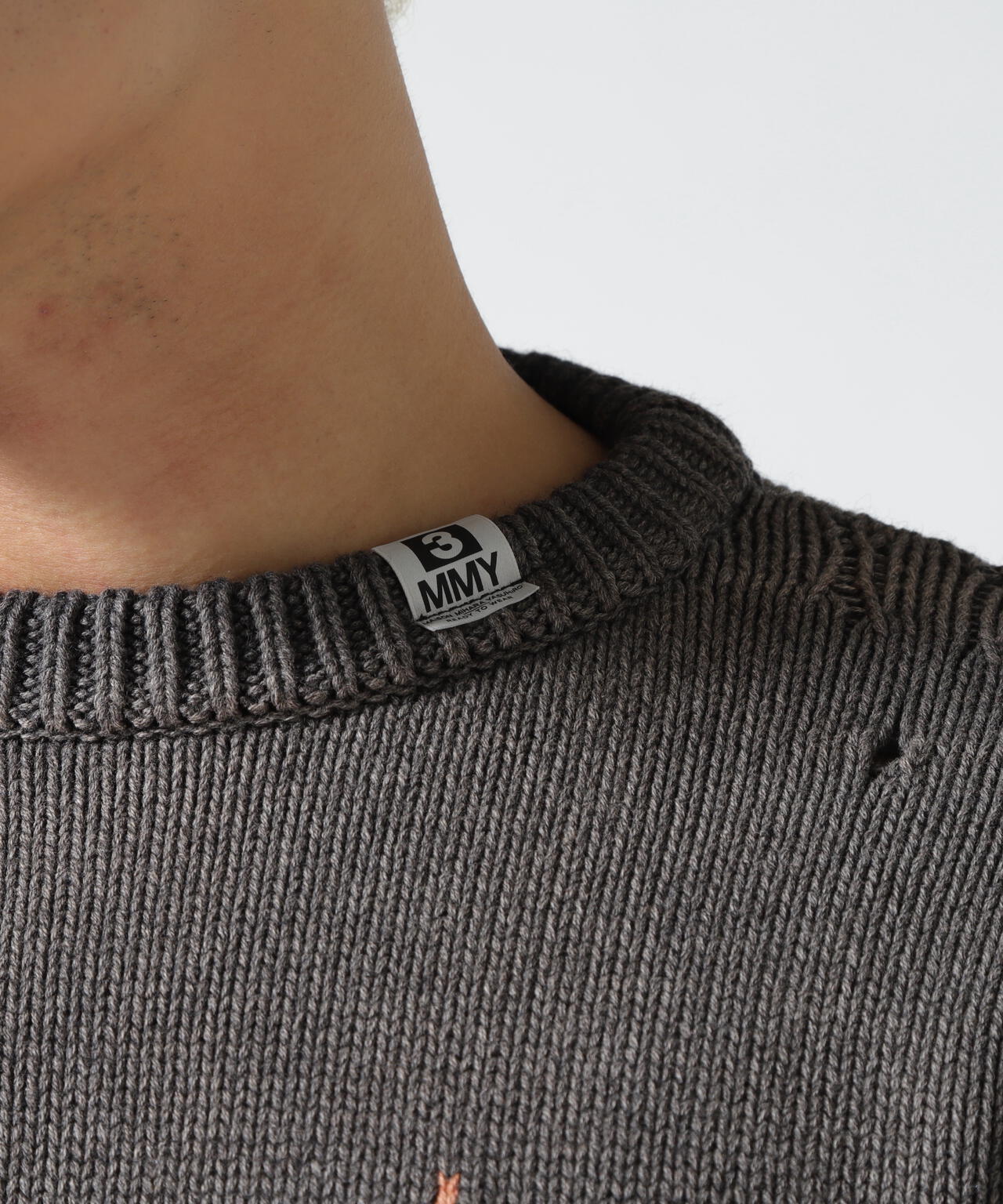 Maison MIHARAYASUHIRO/メゾン ミハラヤスヒロ/WHALE JACQUARD KNIT PULLOVER