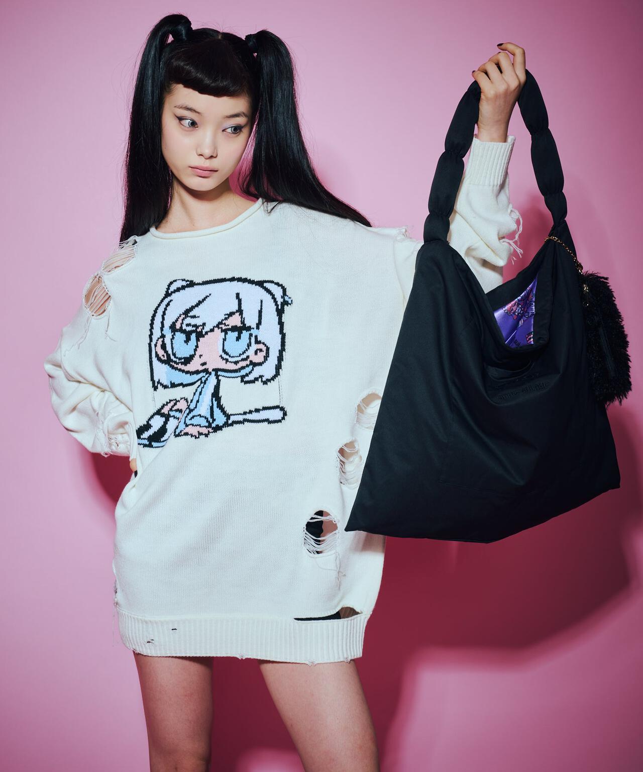ANNA SUI NYC/アナ スイ エヌワイシー/【×寺田てら】TERAジャガードニット