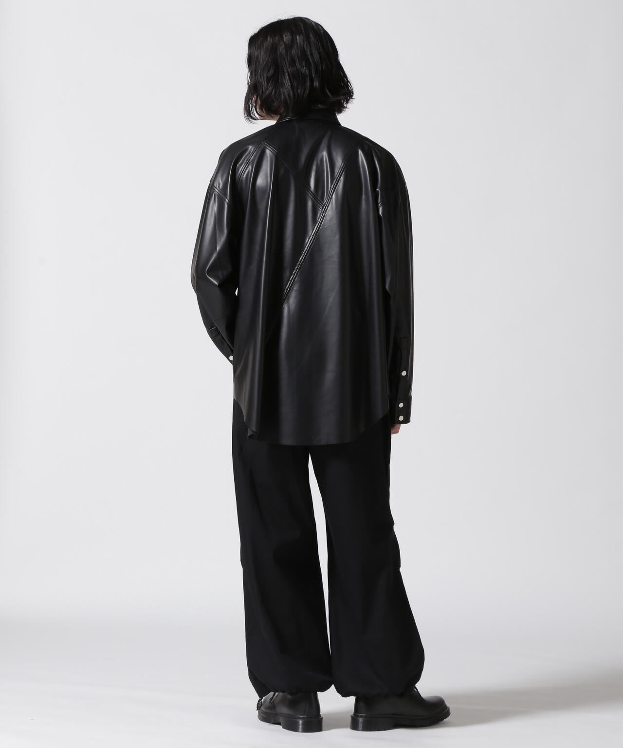 GEN_DAI/ゲンダイ/FAKE LEATHER SHIRT