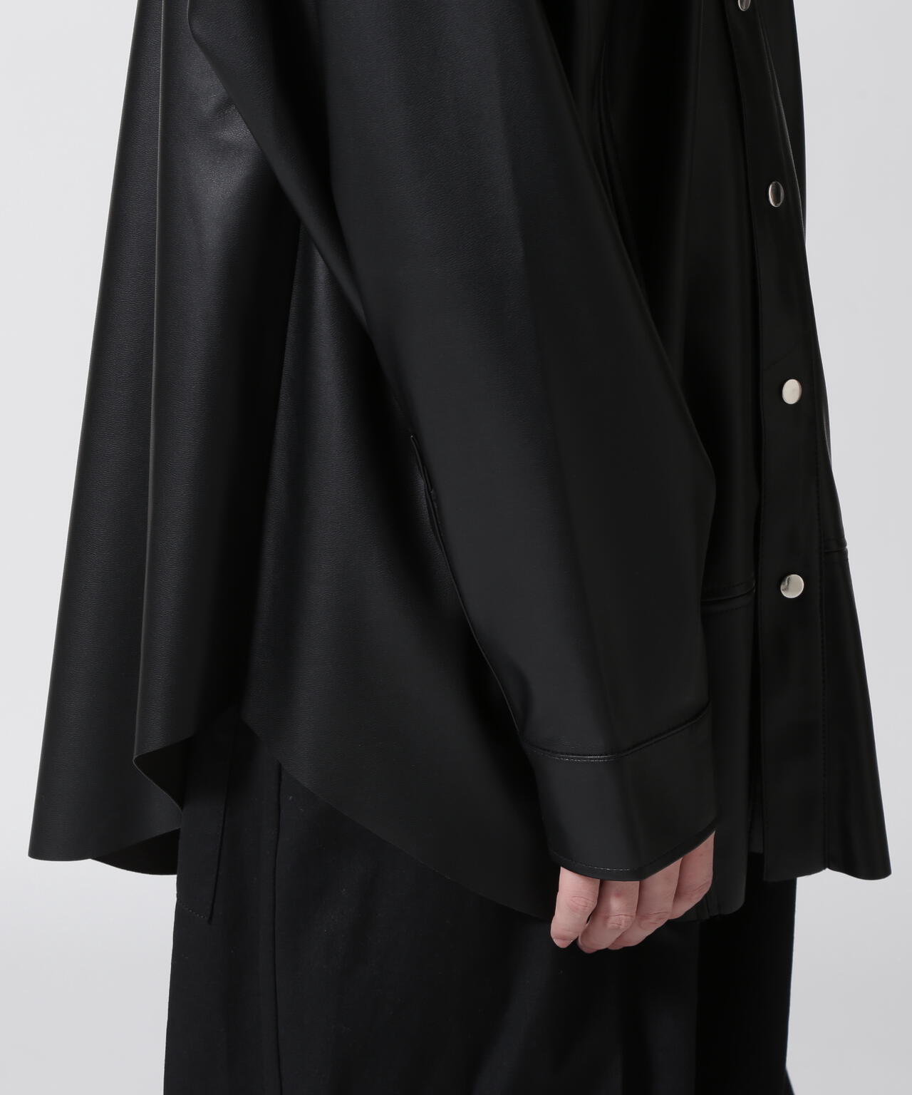 GEN_DAI/ゲンダイ/FAKE LEATHER SHIRT