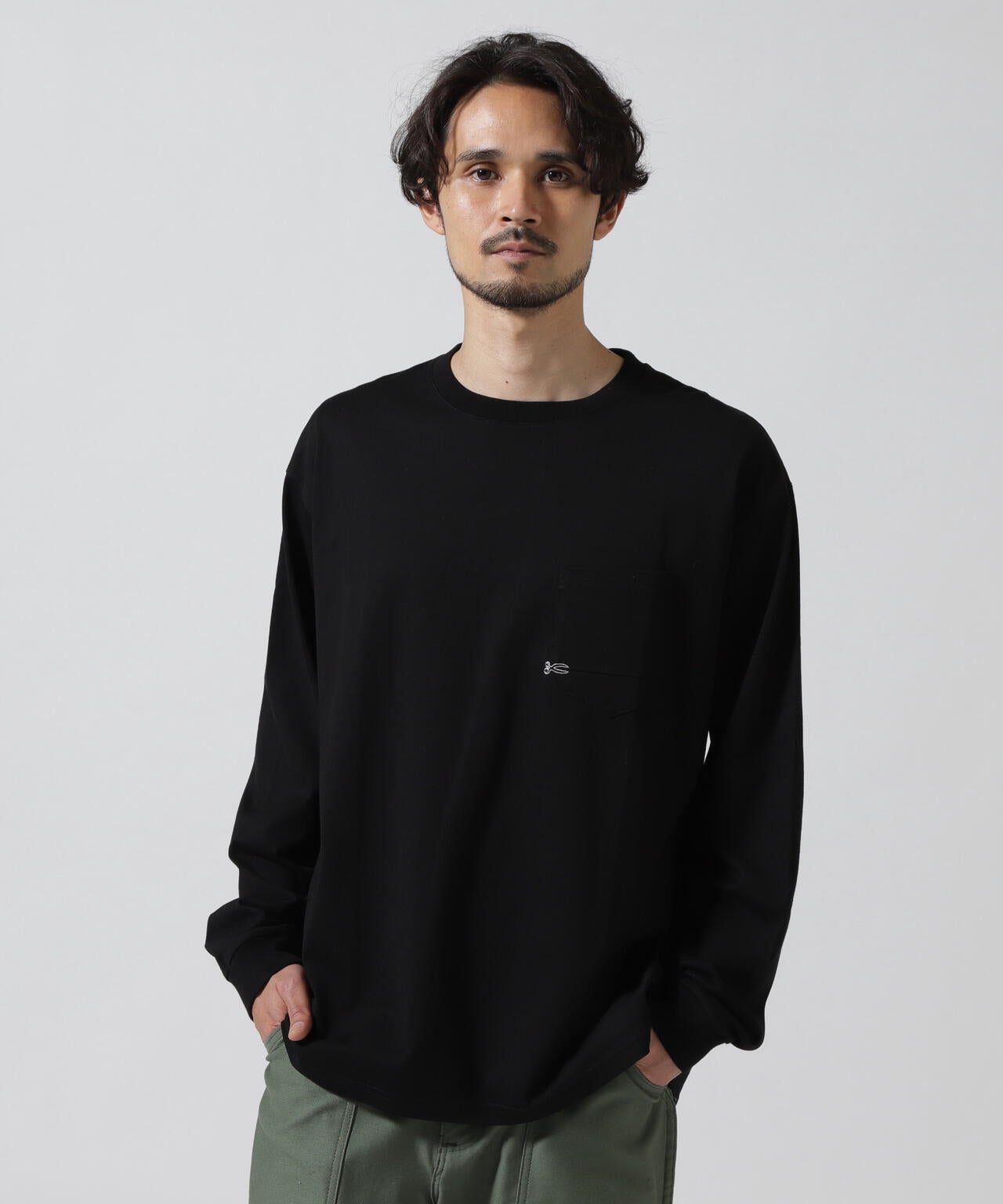 DENHAM/デンハム/7 POCKET LS TEE