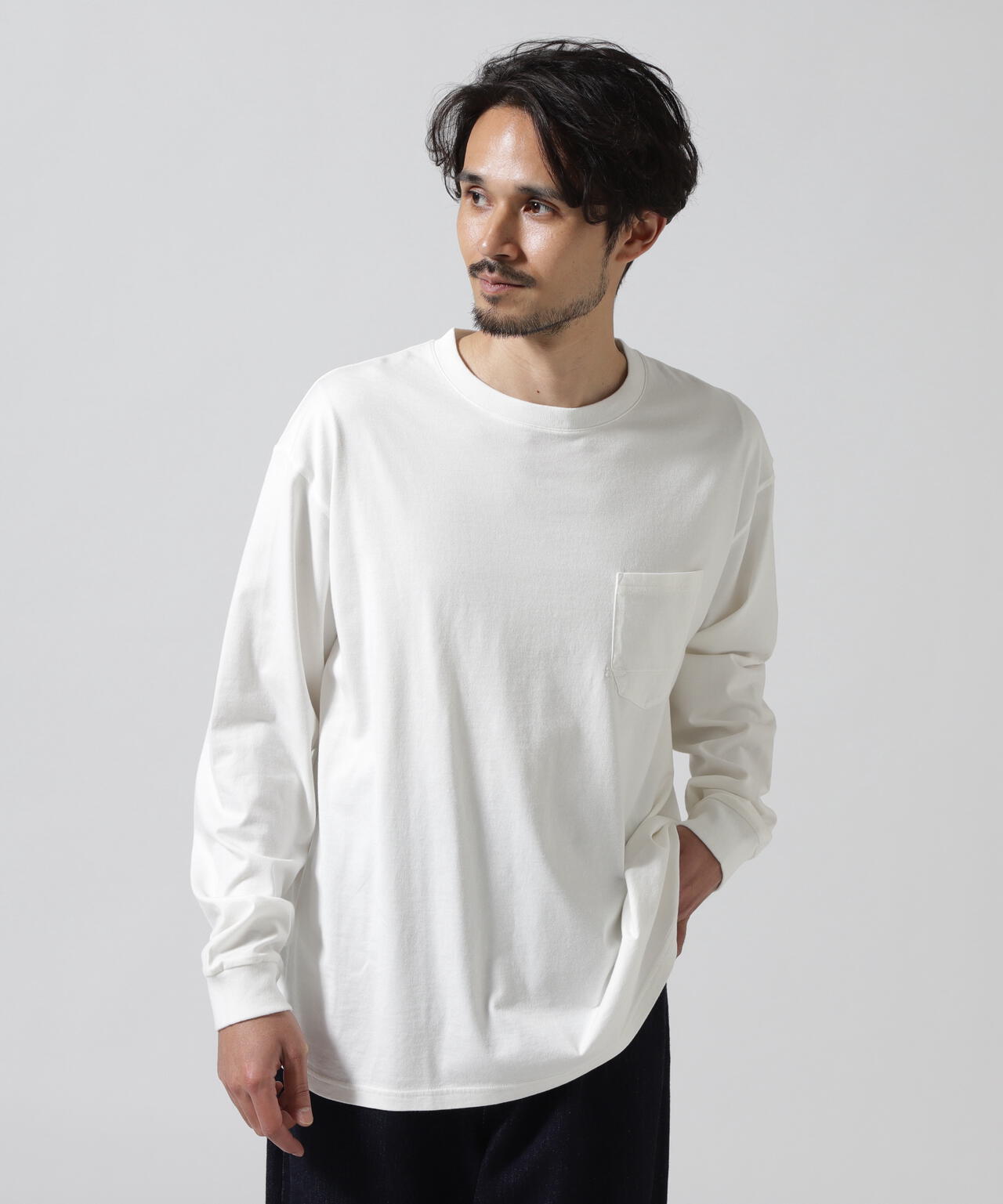 DENHAM/デンハム/7 POCKET LS TEE