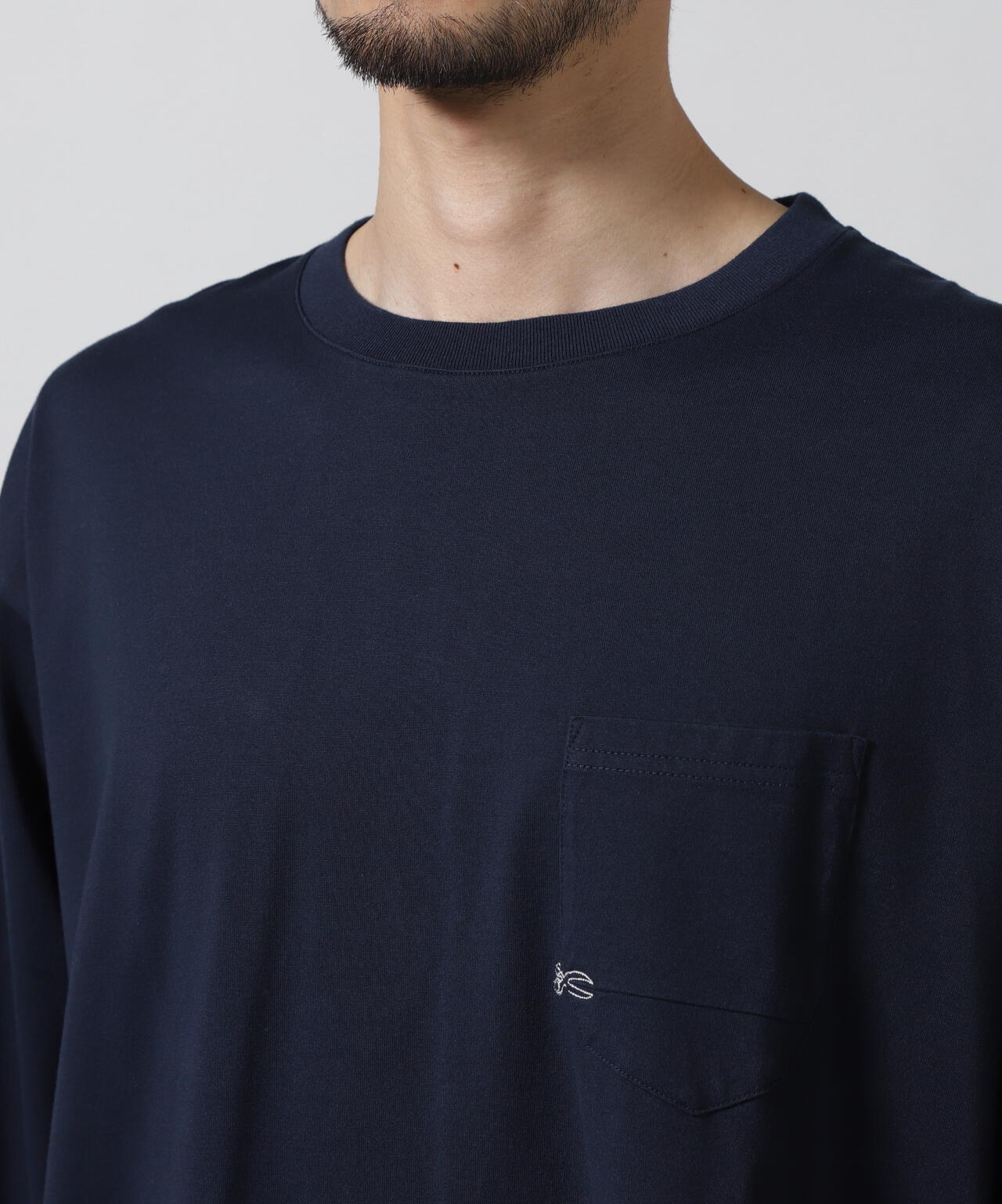 DENHAM/デンハム/7 POCKET LS TEE