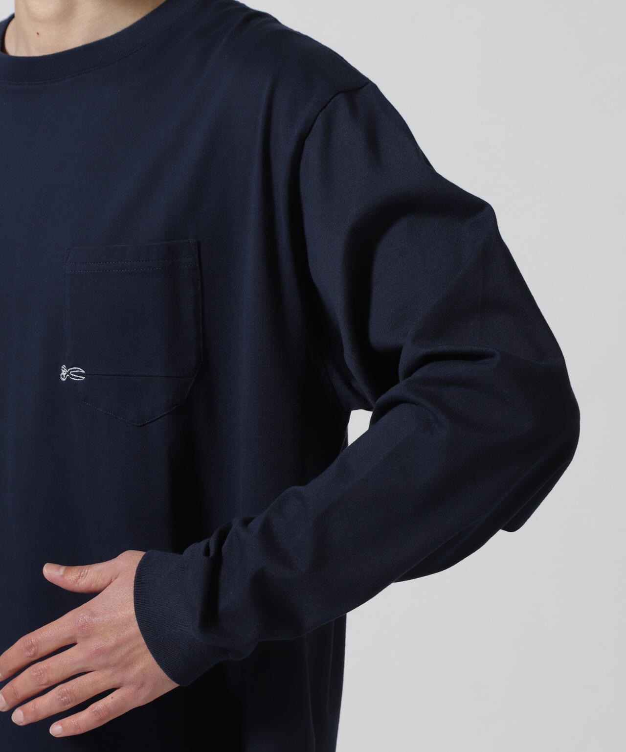 DENHAM/デンハム/7 POCKET LS TEE