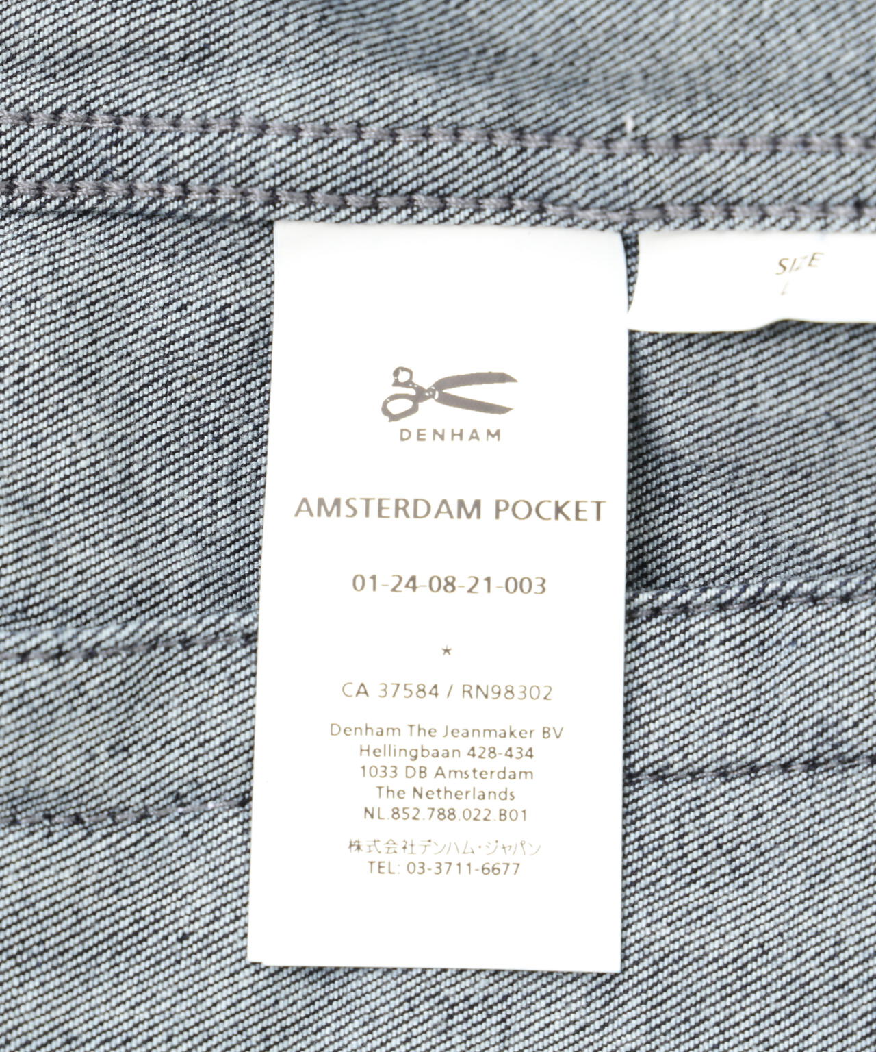 DENHAM/デンハム/AMSTERDAM POCKET BLFMVBLUE