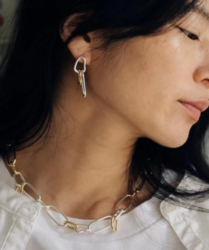 Multi-motif mix chain Necklace