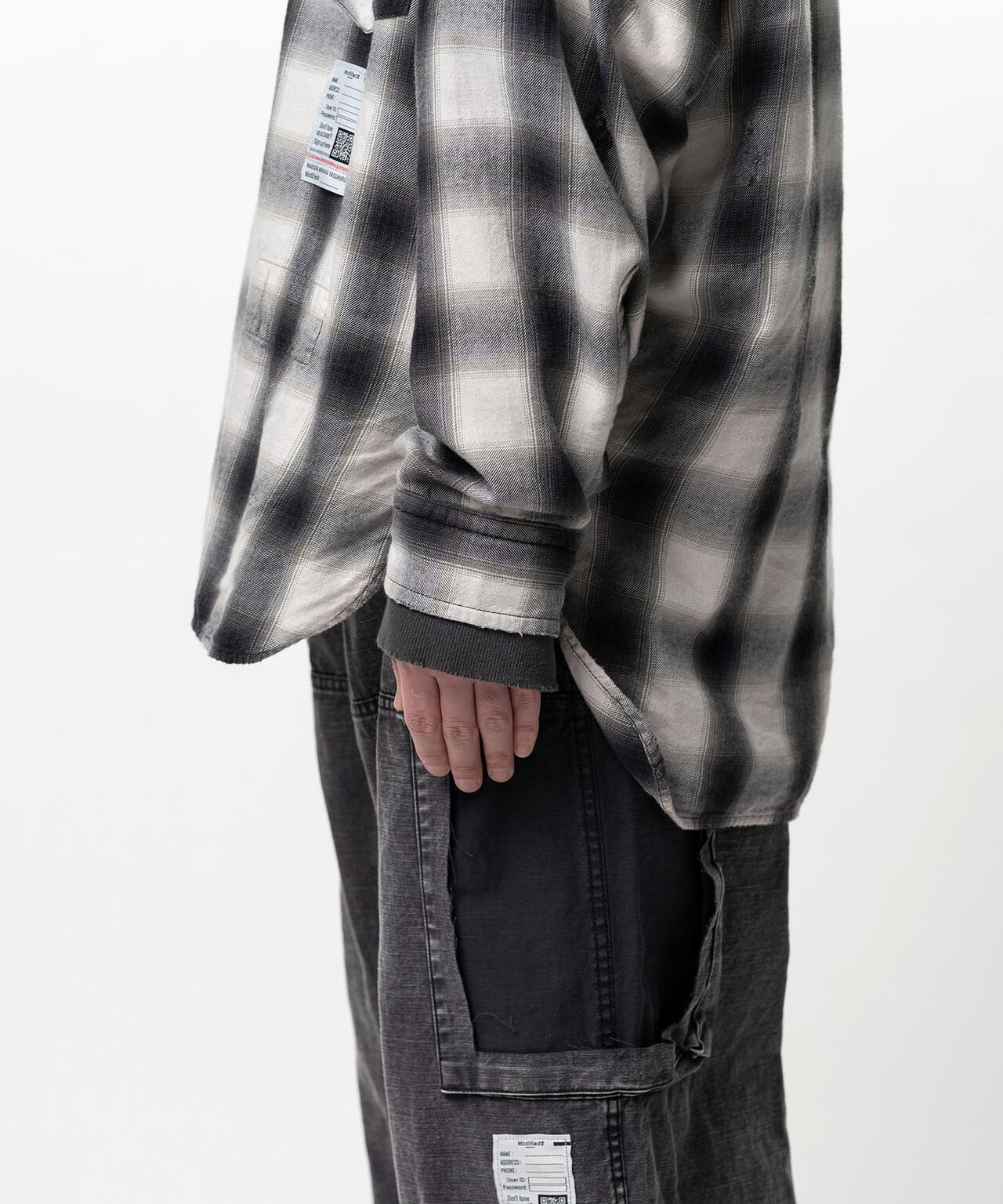 Maison MIHARAYASUHIRO/メゾン ミハラヤスヒロ/SWEAT HOODIE L/S SHIRTS