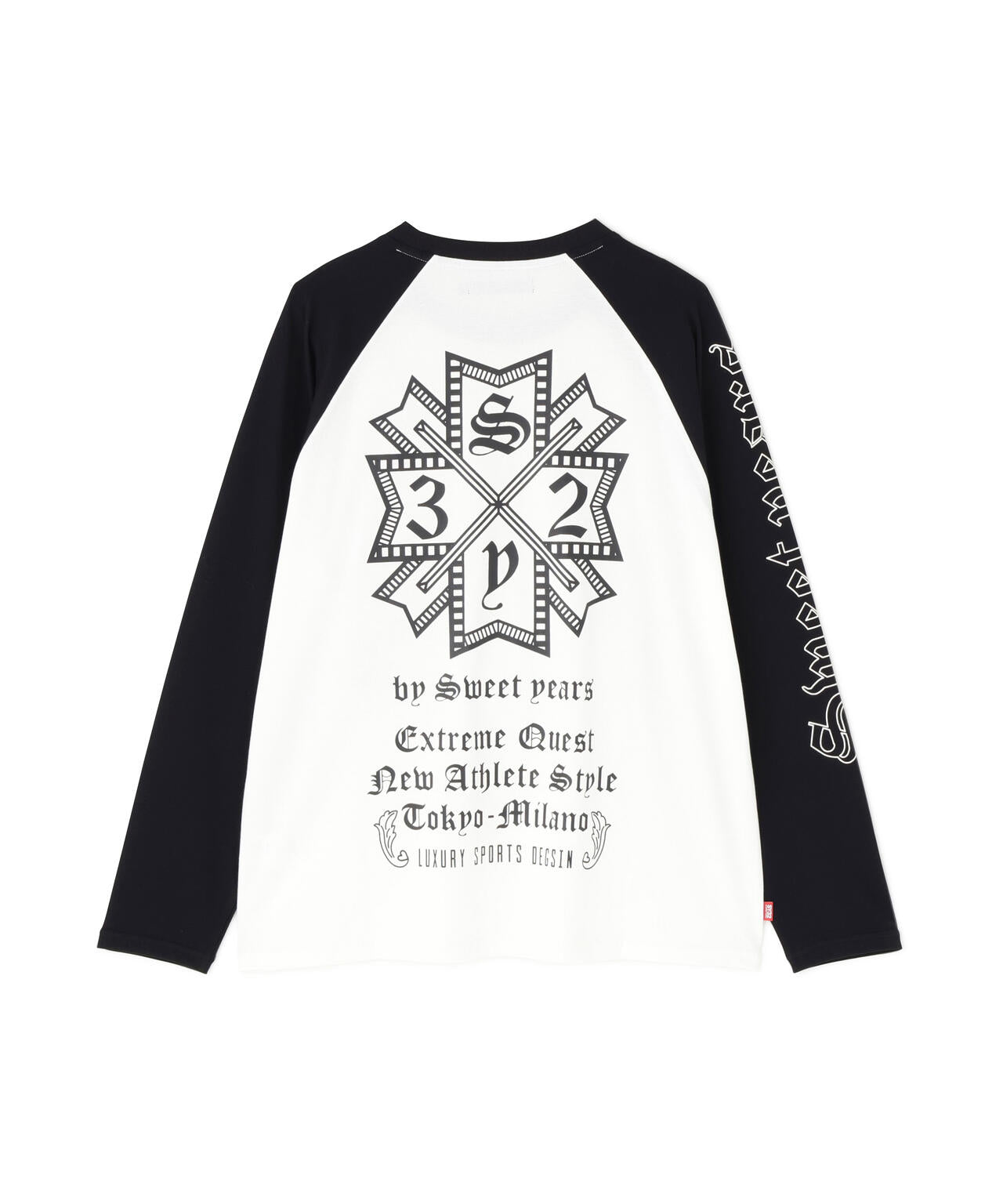 SY32 by SWEET YEARS/エスワイサーティトゥ バイ スィートイヤーズ/RAGLAN SLEEVE CROSS L/S TE