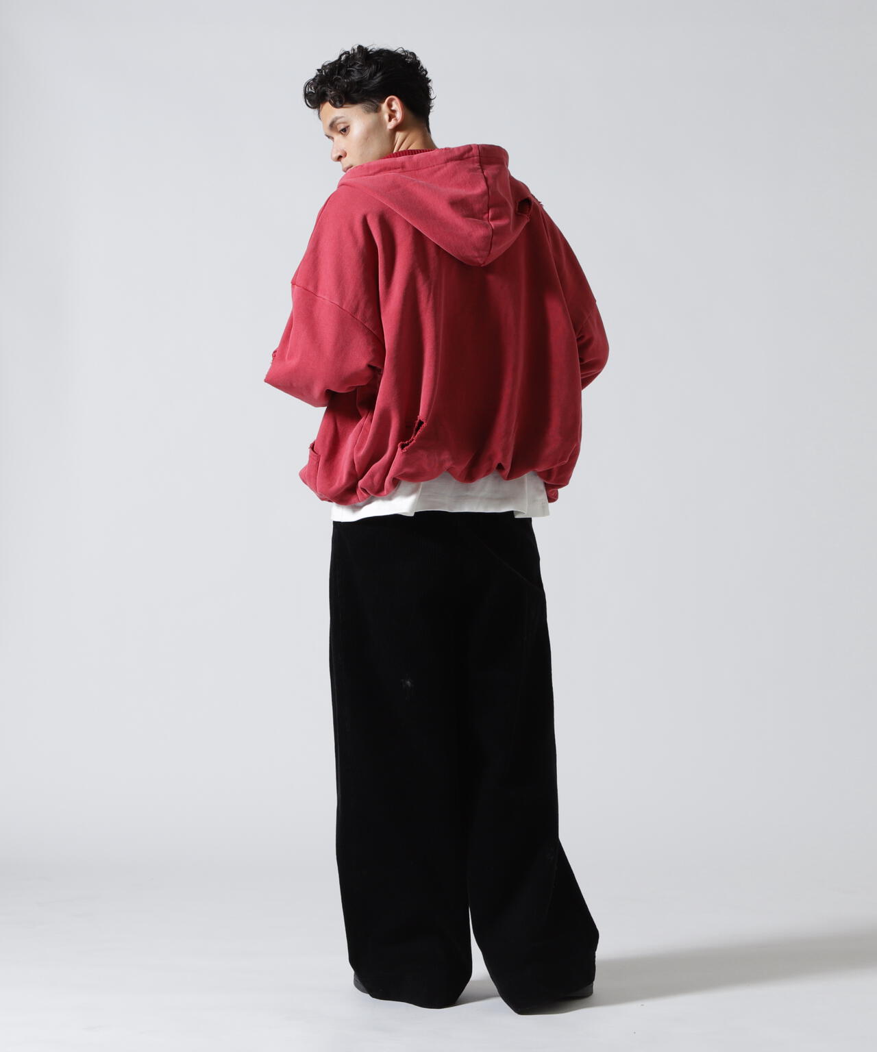 GEN_DAI/ゲンダイ/DAMAGE ZIP HOODIE