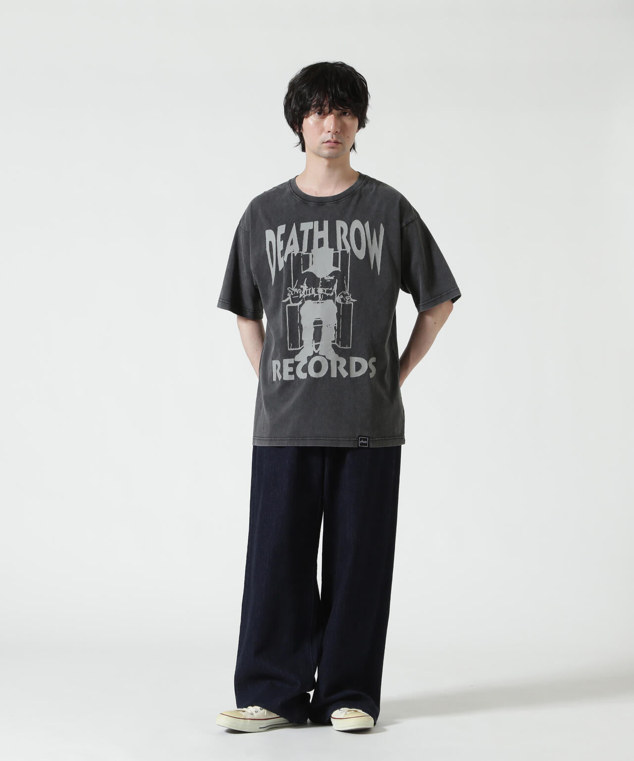 U/MUSIC（ユーミュージック)/DEATH ROW REC/SS Tee/BLACK