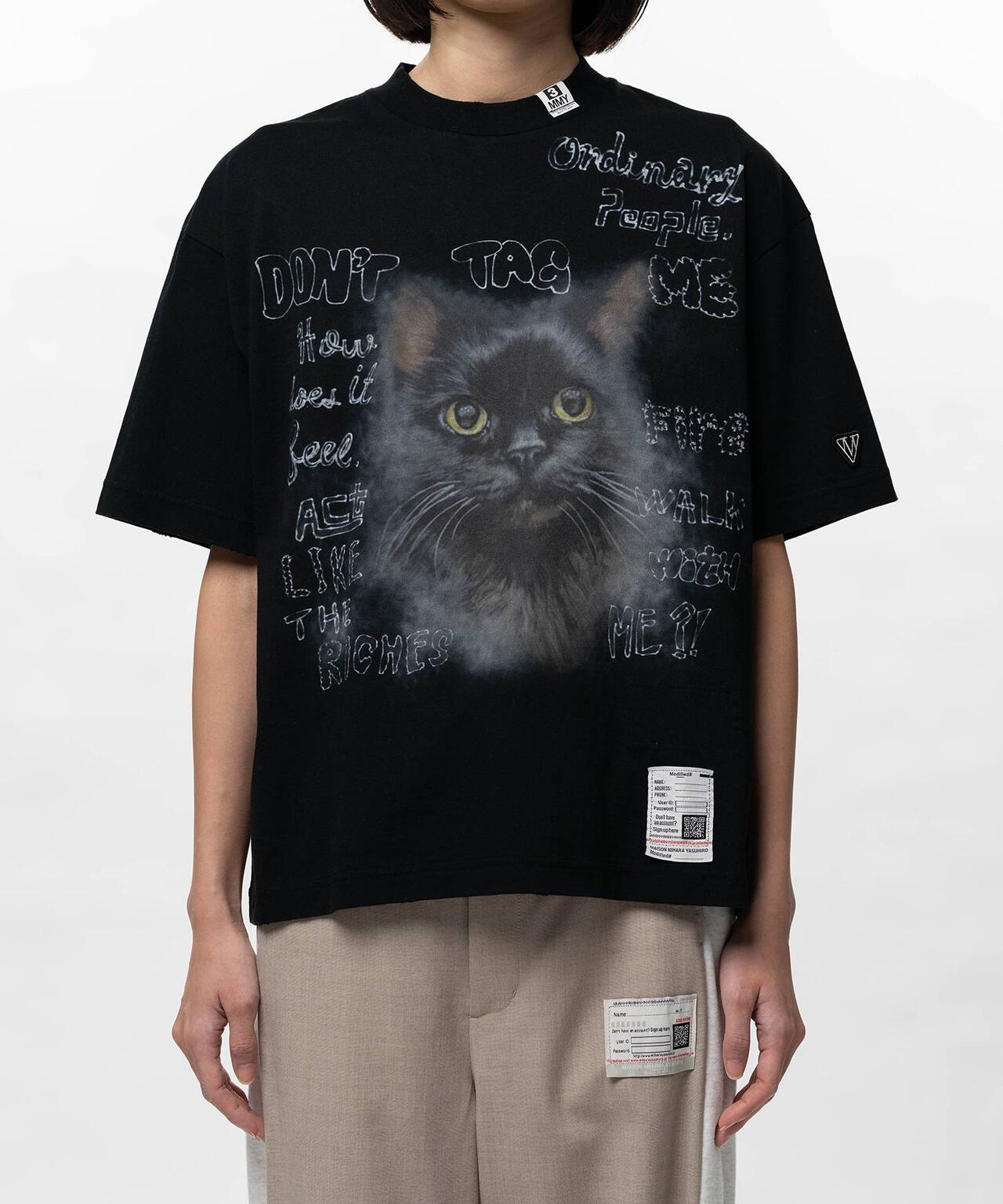 Maison MIHARAYASUHIRO/メゾン ミハラヤスヒロ/CAT PRINTED TEE